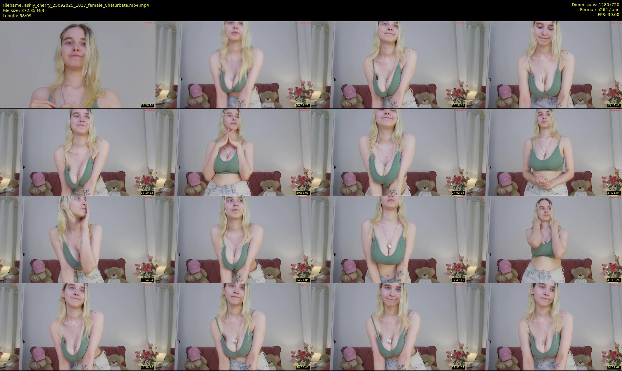 ashly_cherry — 59 minute Chaturbate female cam show recording, 720p, Sep 25, 2025