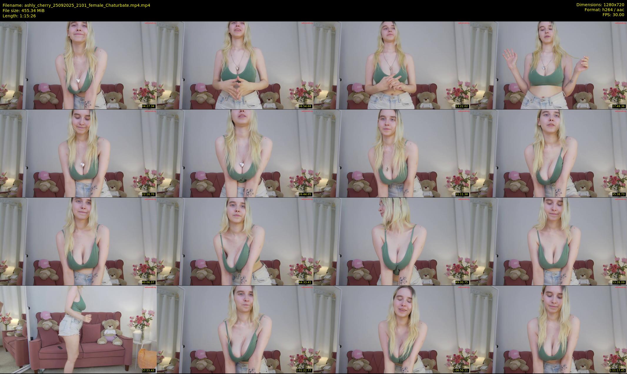 ashly_cherry — 76 minute Chaturbate female cam show recording, 720p, Sep 25, 2025