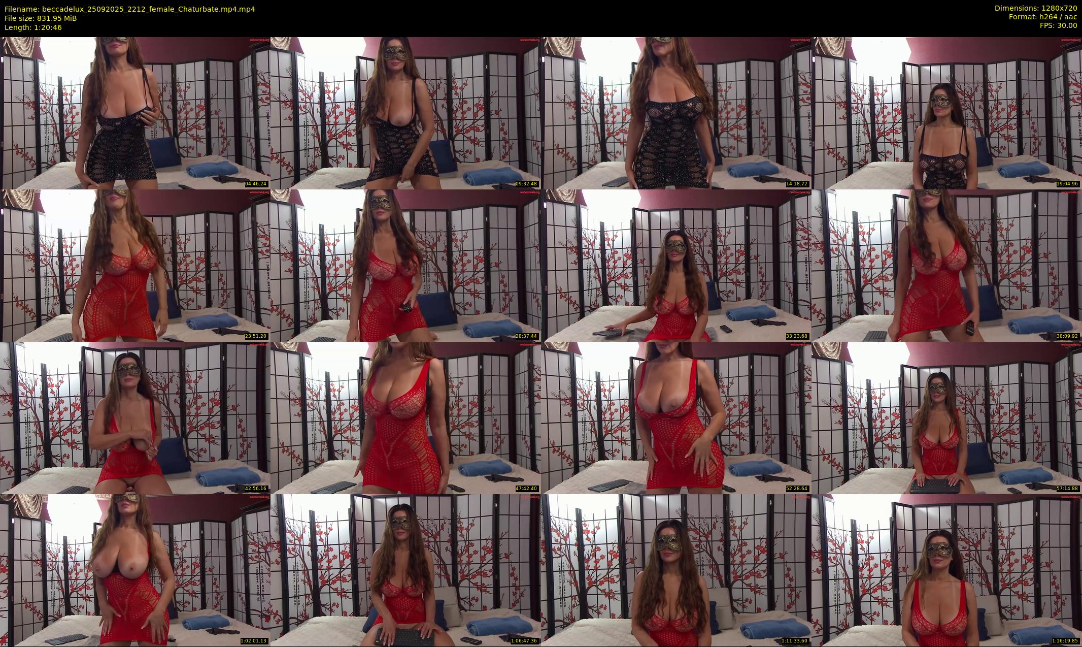 beccadelux — 81 minute Chaturbate female cam show recording, 720p, Sep 25, 2025
