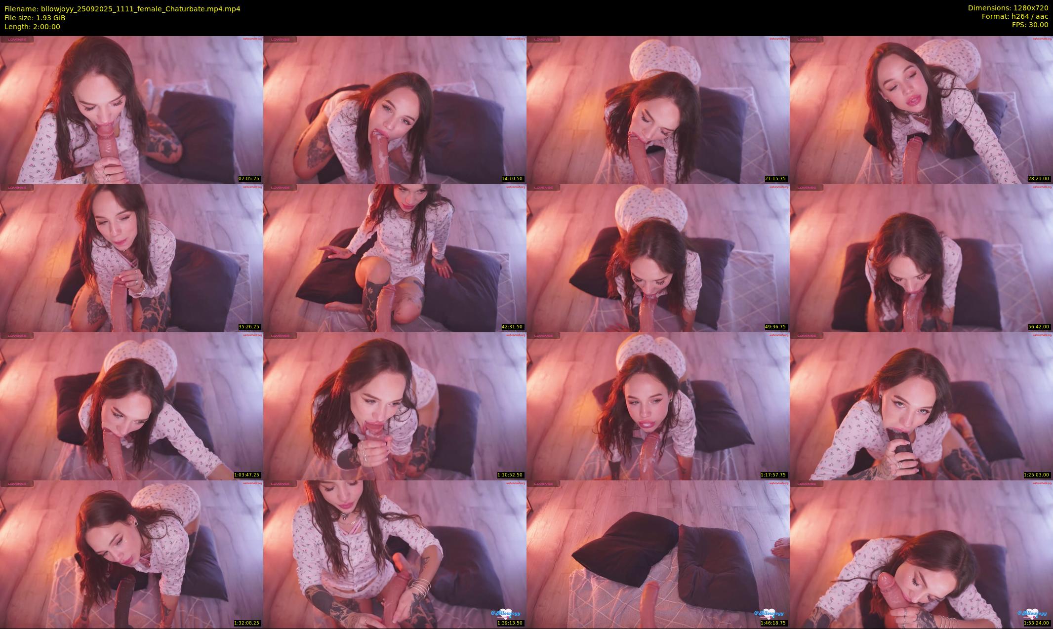 bllowjoyy — 120 minute Chaturbate female cam show recording, 720p, Sep 25, 2025