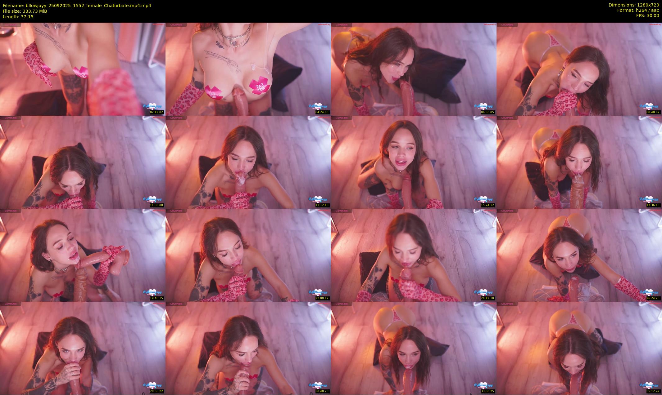 bllowjoyy — 38 minute Chaturbate female cam show recording, 720p, Sep 25, 2025
