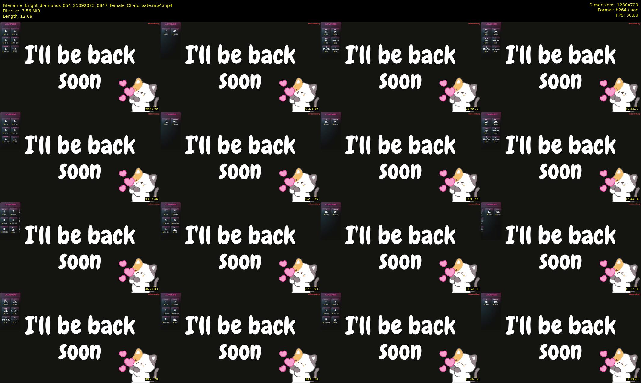 bright_diamonds_054 — 13 minute Chaturbate couple cam show recording, 720p, Sep 25, 2025