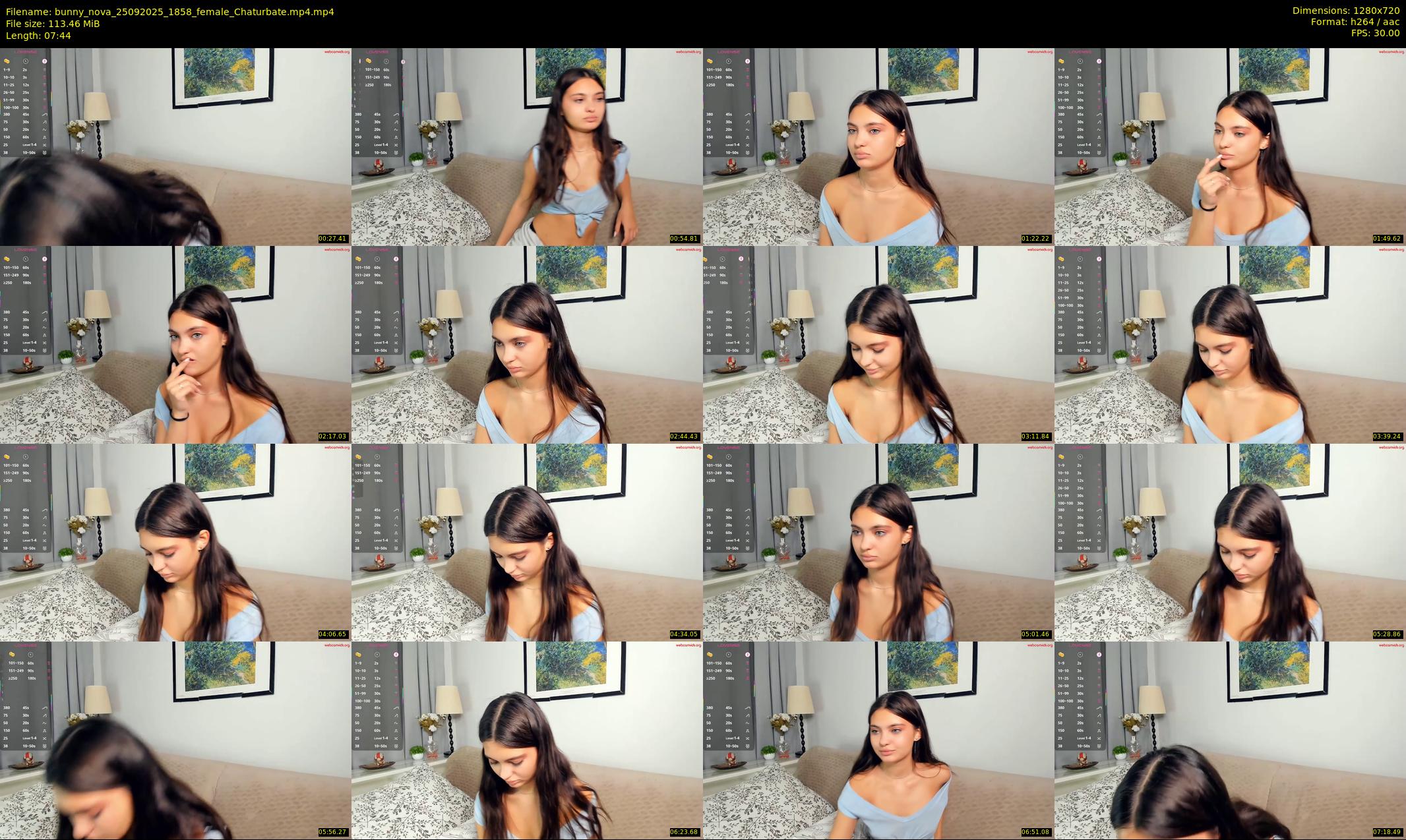 bunny_nova — 8 minute Chaturbate female cam show recording, 720p, Sep 25, 2025