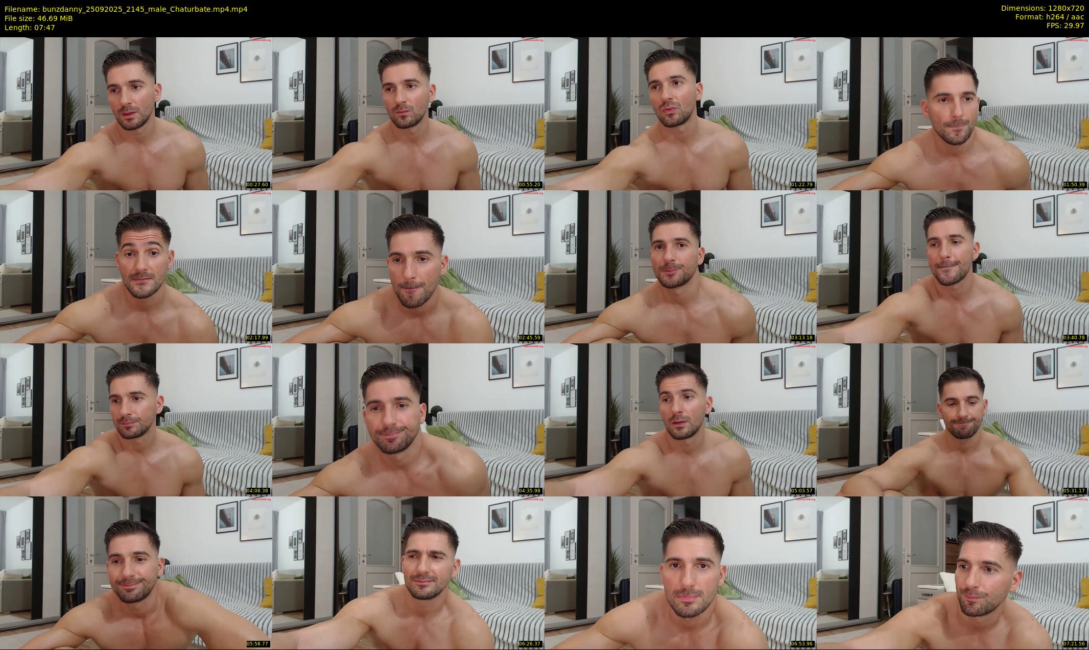 bunzdanny — 8 minute Chaturbate male cam show recording, 720p, Sep 25, 2025