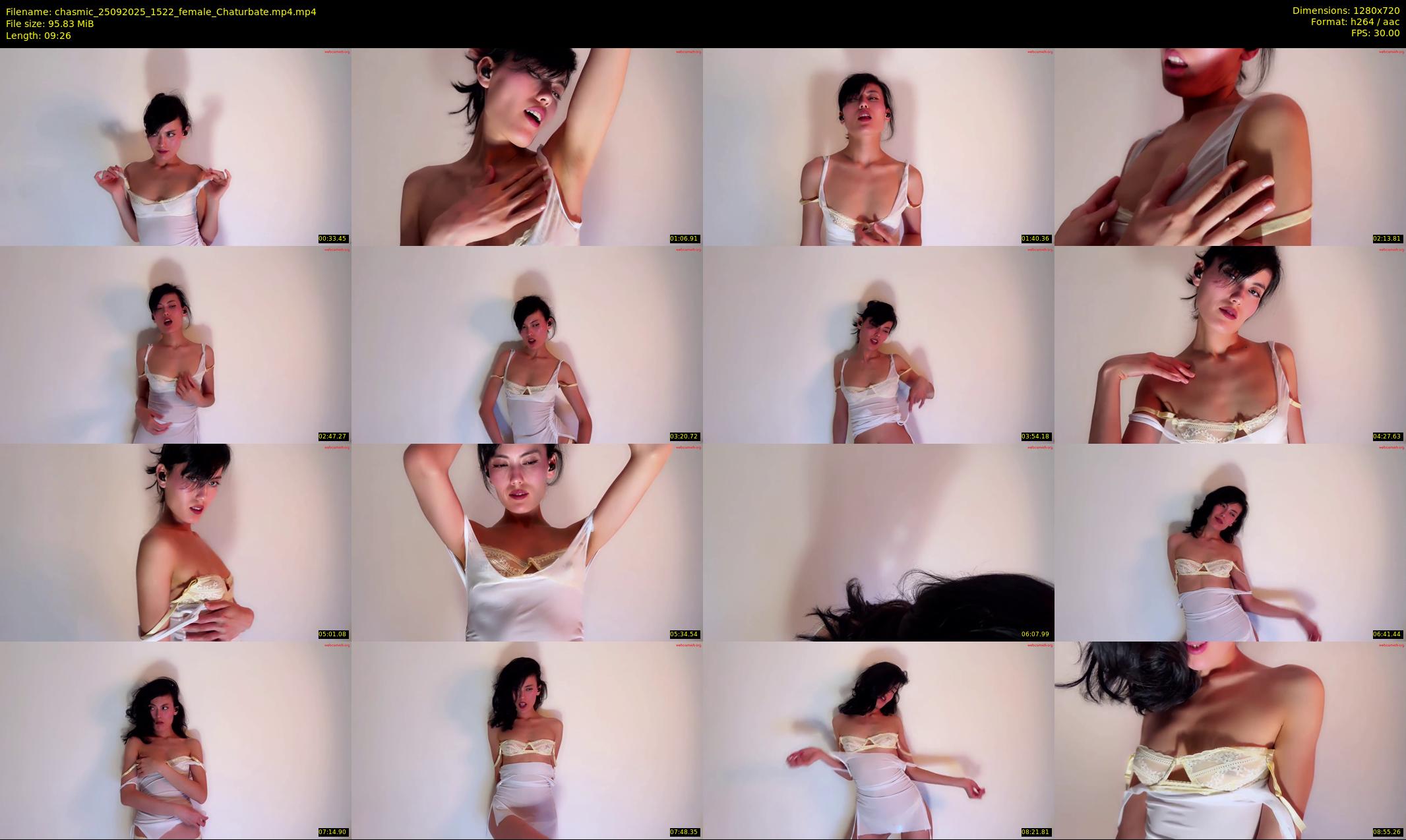 chasmic — 10 minute Chaturbate female cam show recording, 720p, Sep 25, 2025