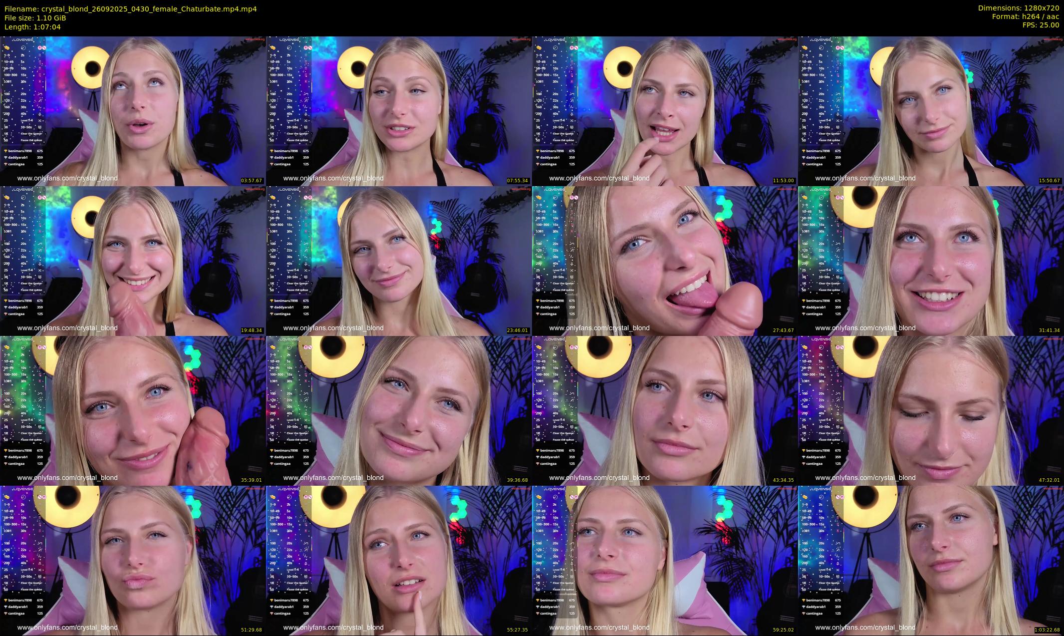 crystal_blond — 68 minute Chaturbate female cam show recording, 720p, Sep 26, 2025