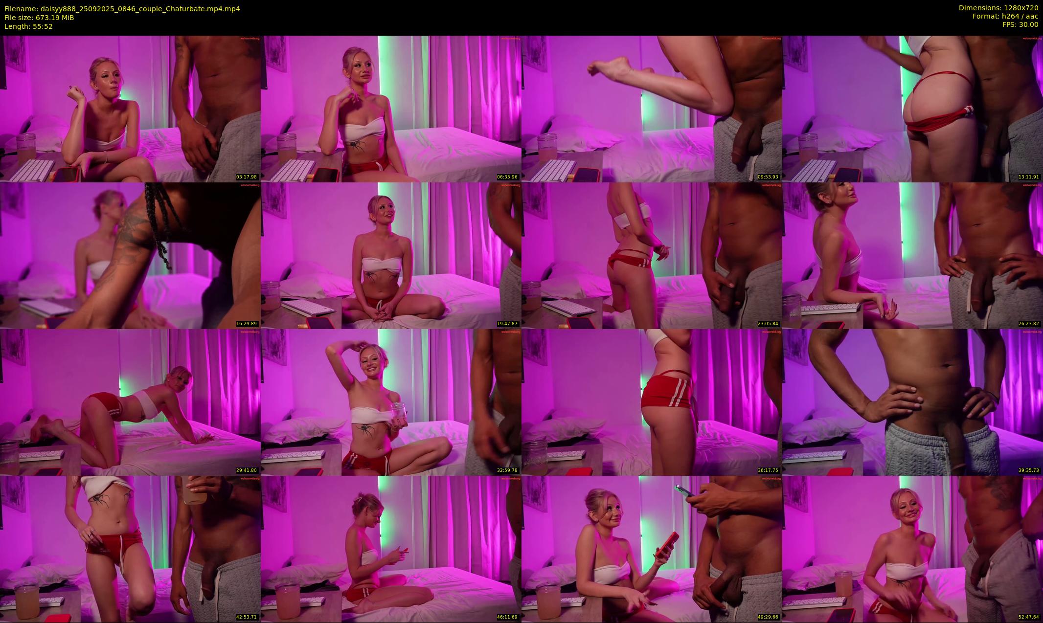 daisyy888 — 56 minute Chaturbate couple cam show recording, 720p, Sep 25, 2025