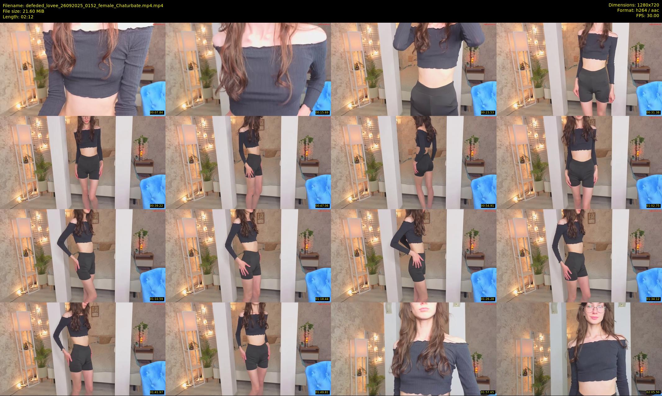 defeded_lovee — 3 minute Chaturbate female cam show recording, 720p, Sep 26, 2025