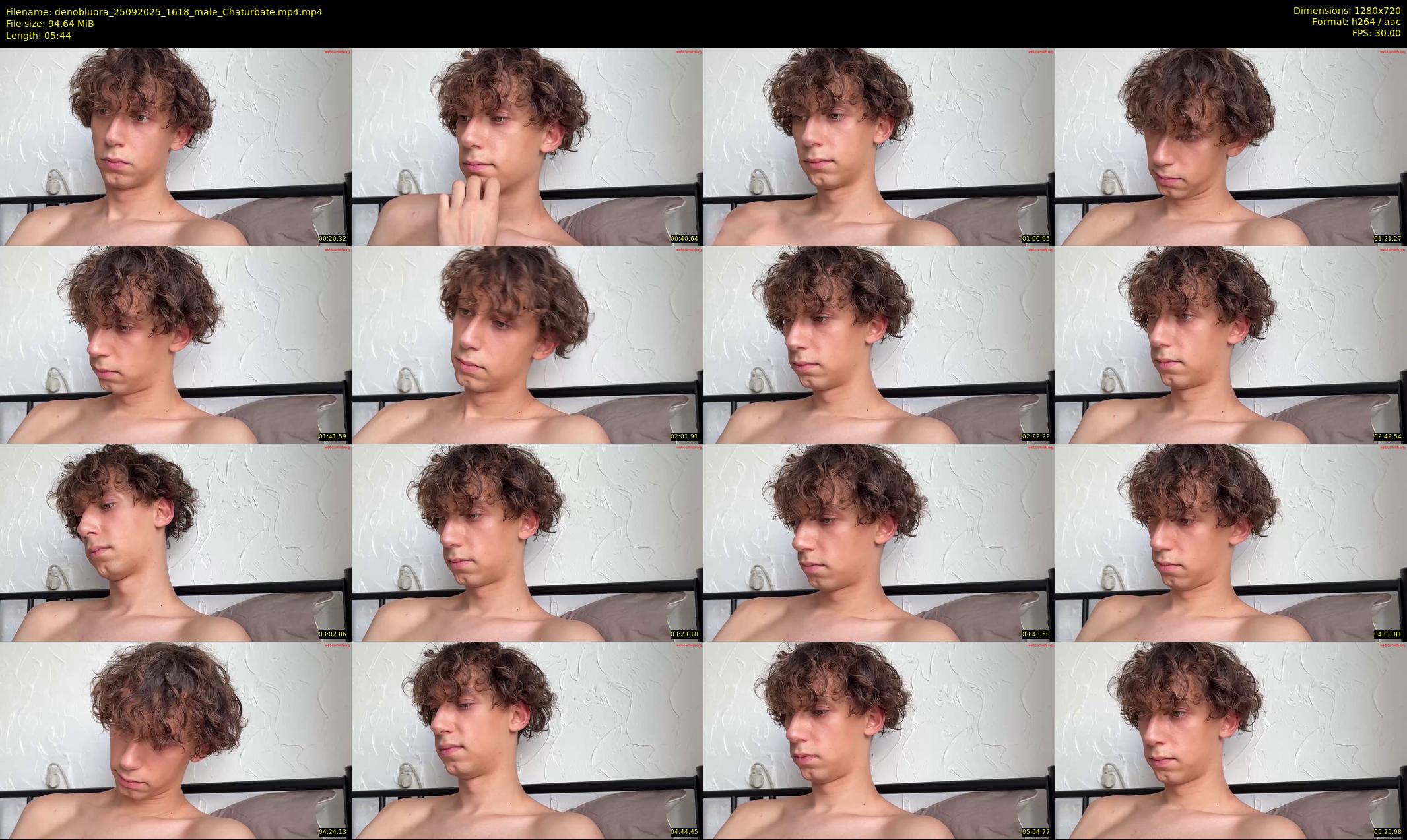 denobluora — 6 minute Chaturbate male cam show recording, 720p, Sep 25, 2025