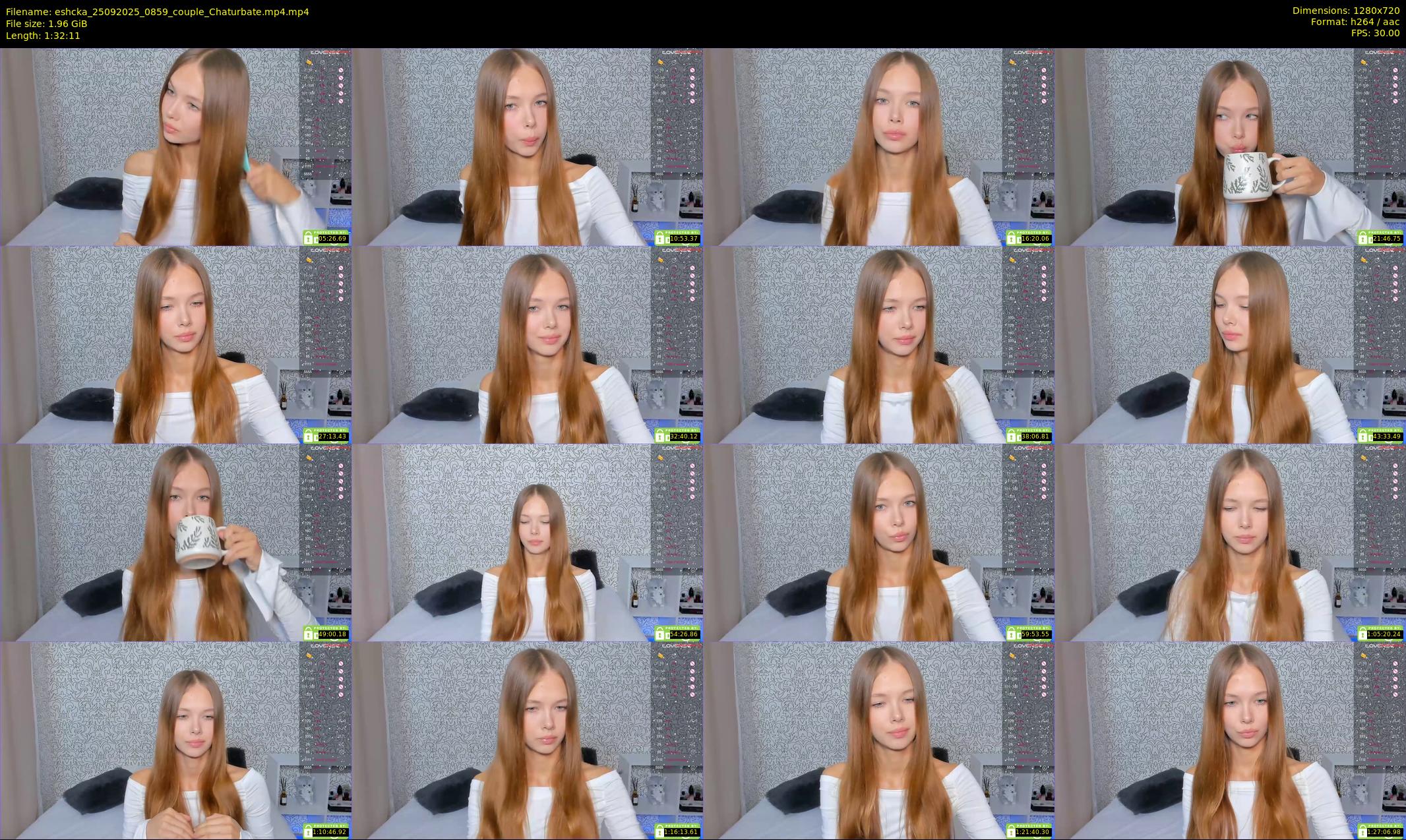 eshcka — 93 minute Chaturbate couple cam show recording, 720p, Sep 25, 2025