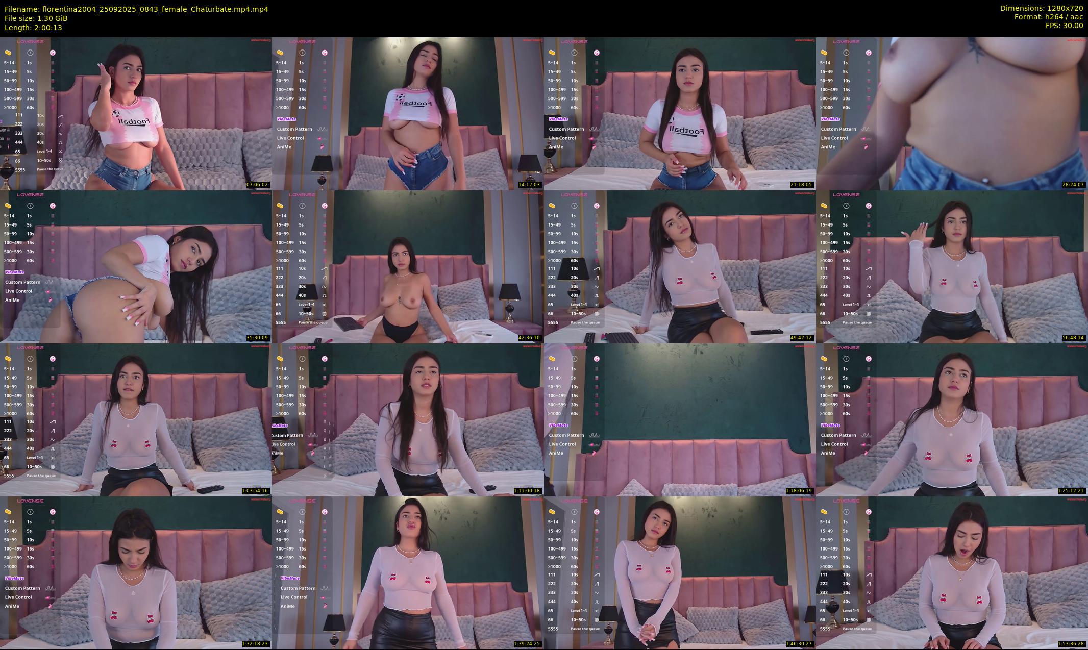 florentina2004 — 121 minute Chaturbate female cam show recording, 720p, Sep 25, 2025