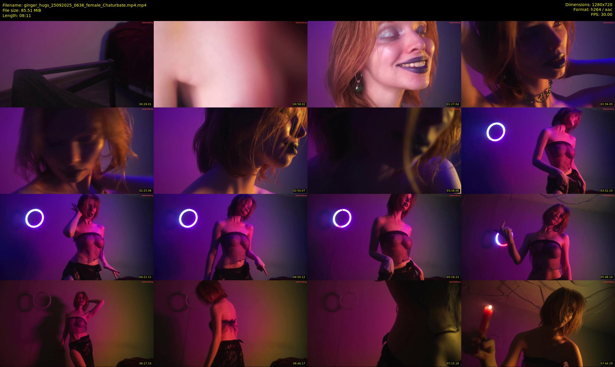 ginger_hugs — 9 minute Chaturbate female cam show recording, 720p, Sep 25, 2025