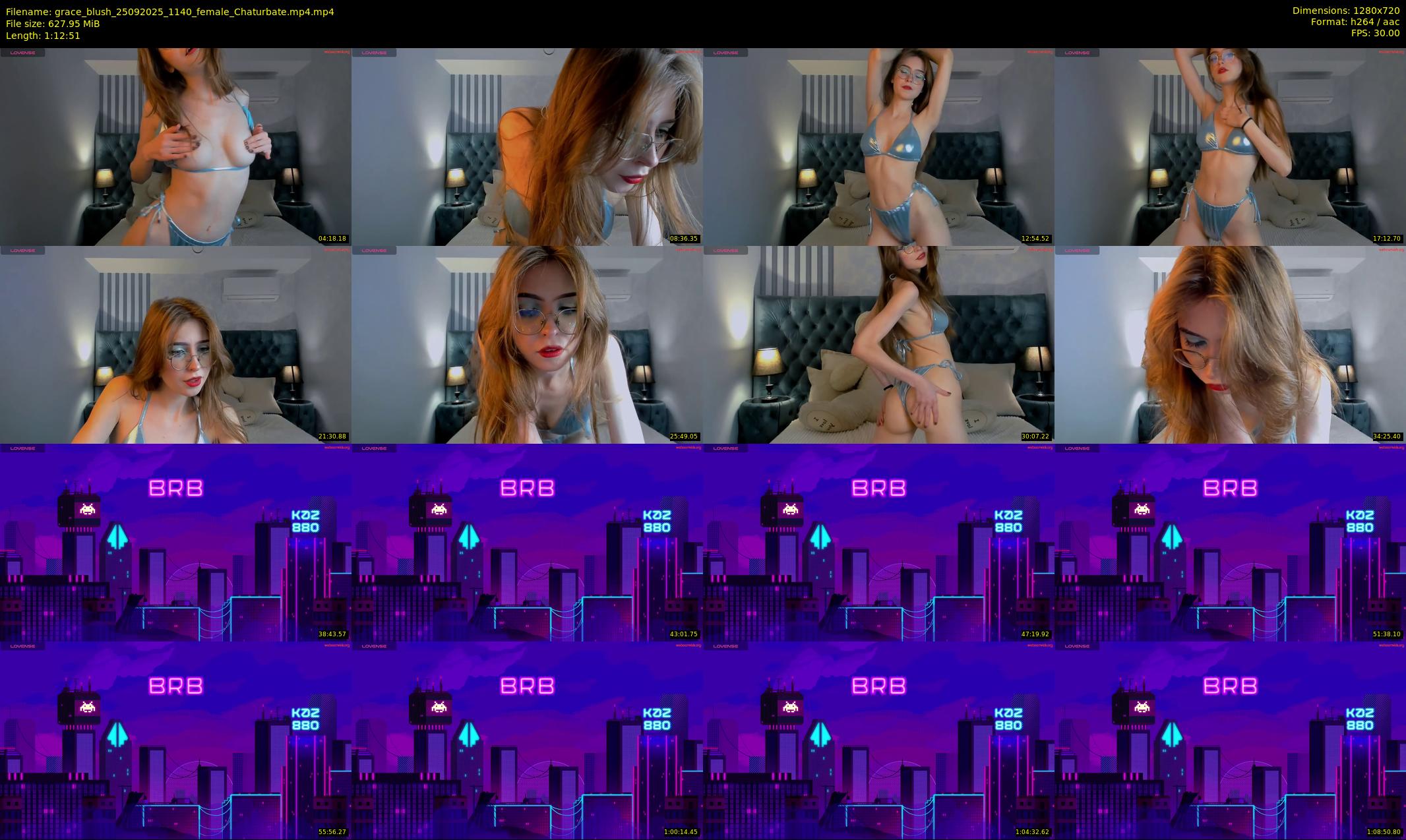 grace_blush — 73 minute Chaturbate female cam show recording, 720p, Sep 25, 2025