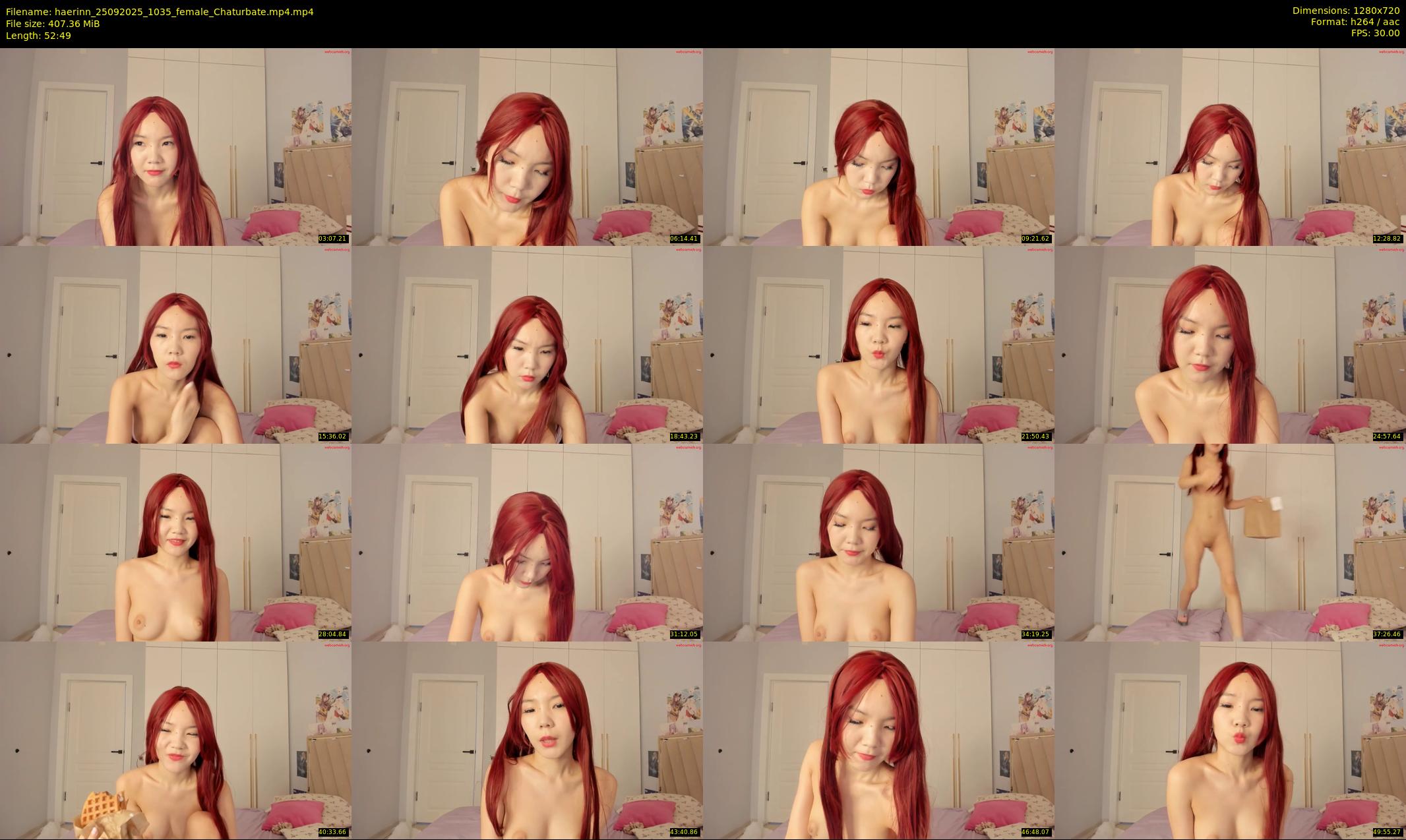 haerinn — 53 minute Chaturbate female cam show recording, 720p, Sep 25, 2025
