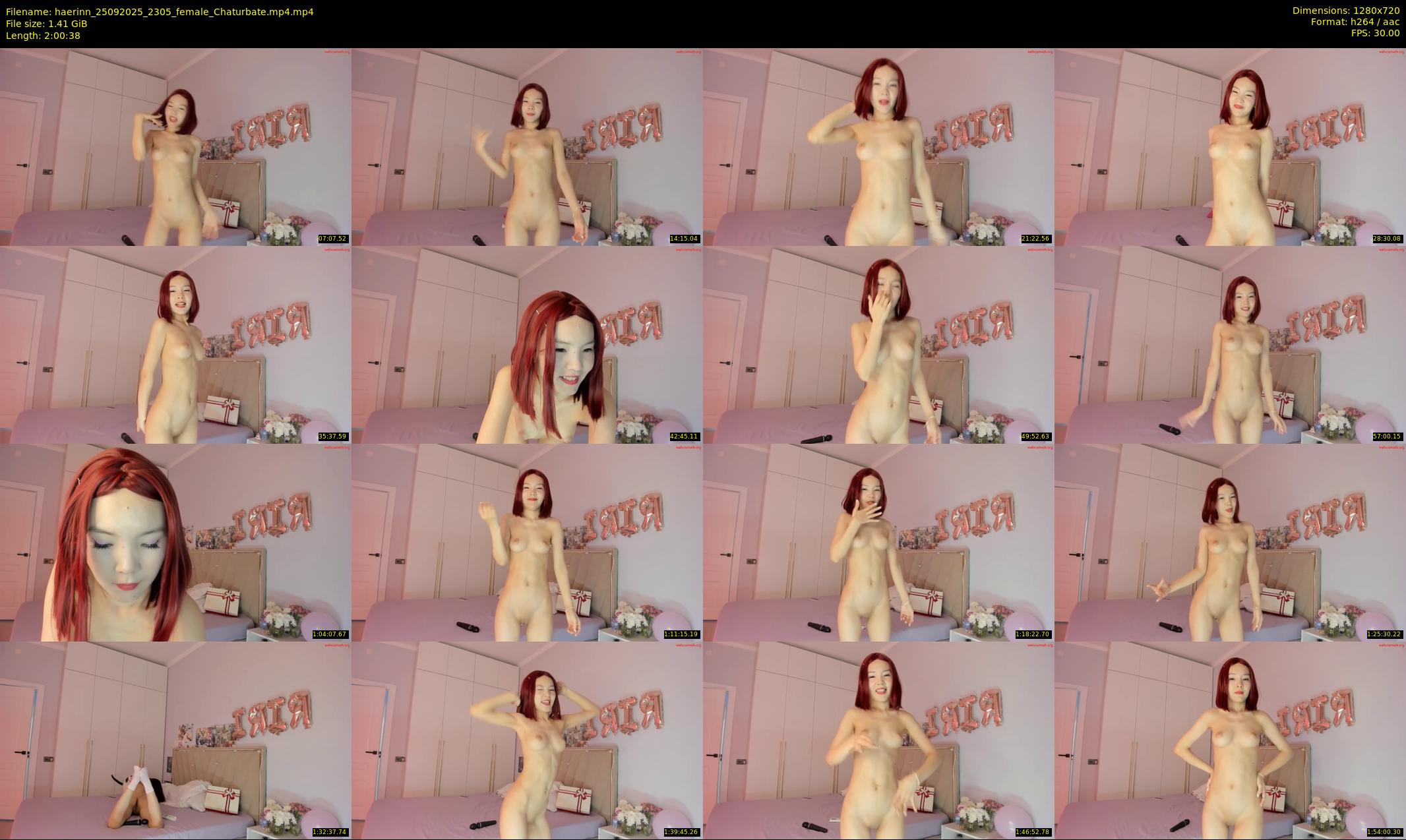 haerinn — 121 minute Chaturbate female cam show recording, 720p, Sep 25, 2025