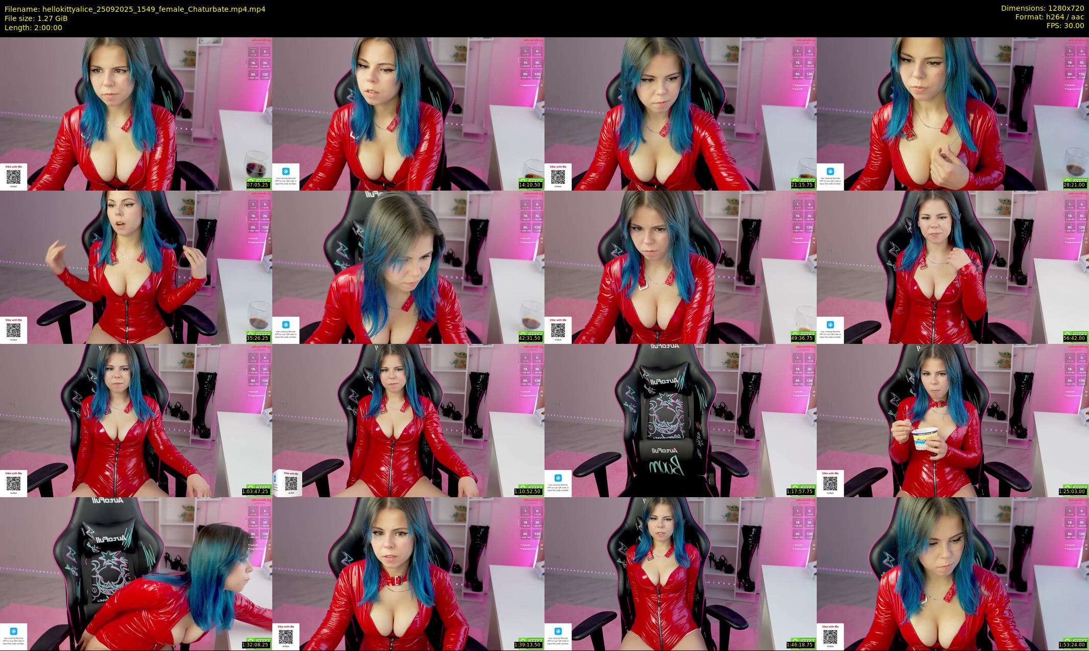 hellokittyalice — 120 minute Chaturbate female cam show recording, 720p, Sep 25, 2025