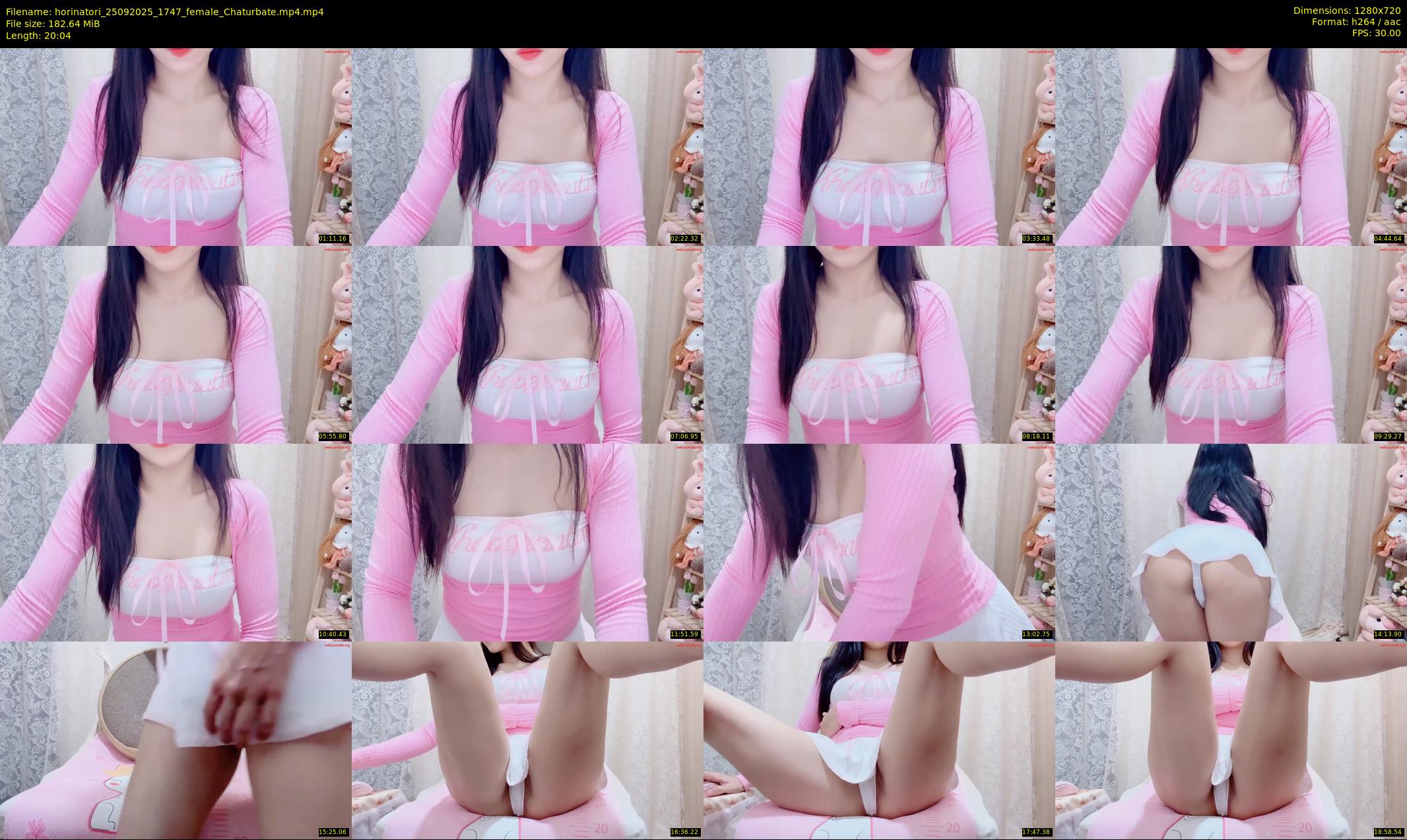 horinatori — 21 minute Chaturbate female cam show recording, 720p, Sep 25, 2025