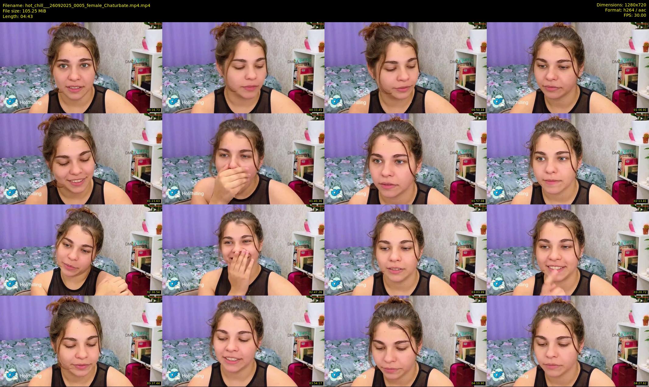 hot_chill__ — 5 minute Chaturbate female cam show recording, 720p, Sep 26, 2025