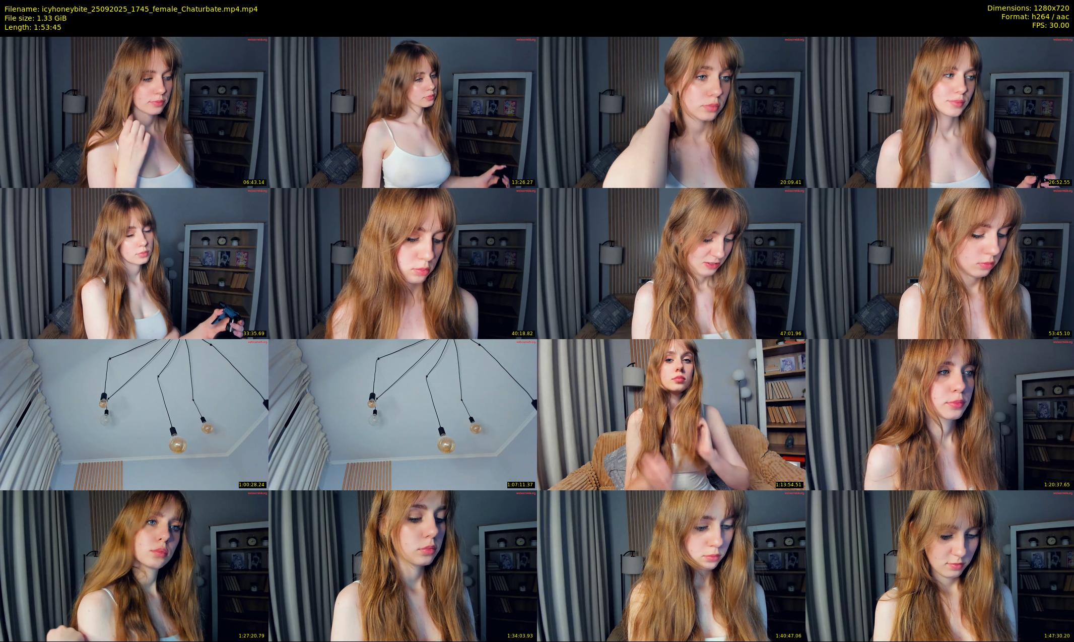 icyhoneybite — 114 minute Chaturbate female cam show recording, 720p, Sep 25, 2025