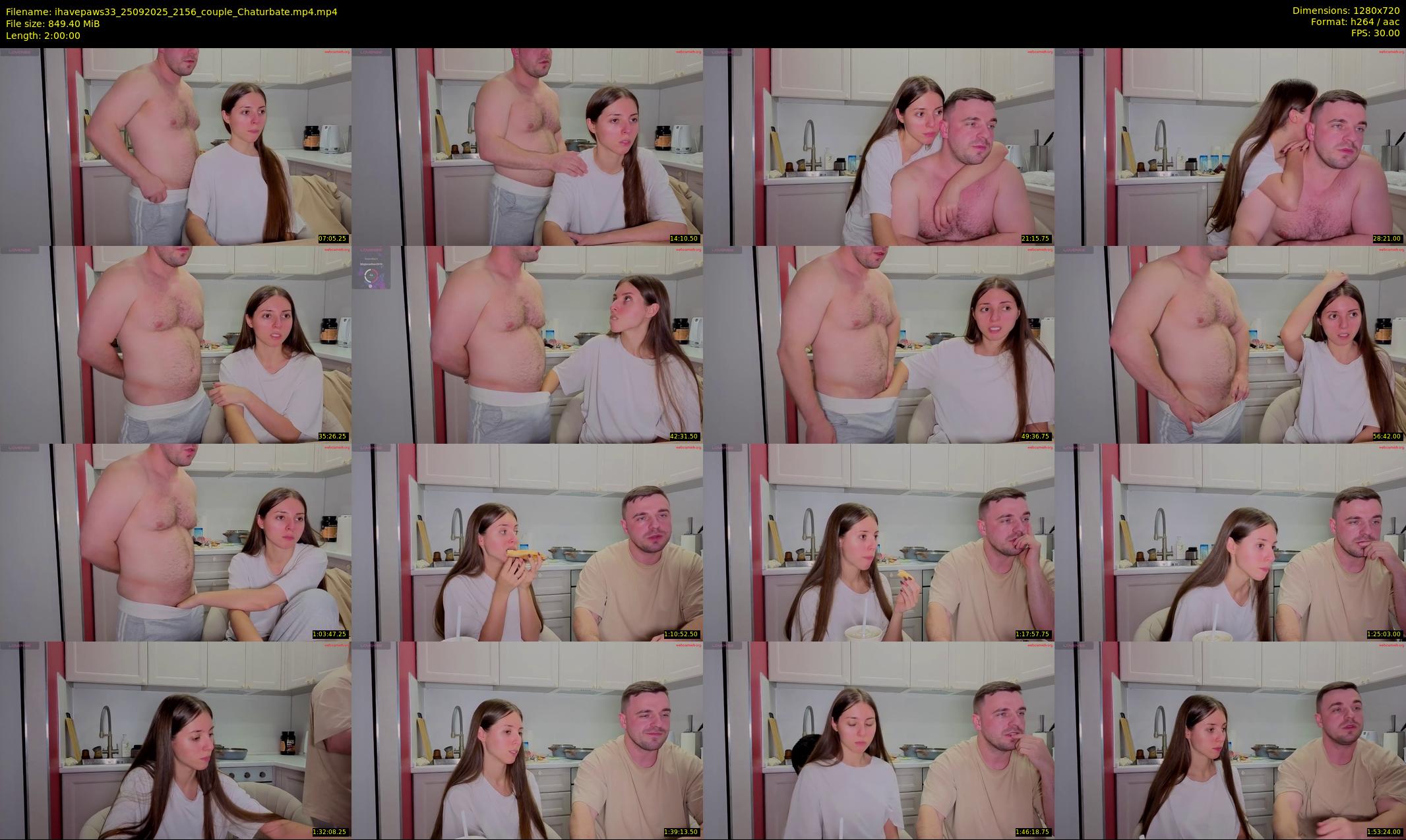 ihavepaws33 — 120 minute Chaturbate couple cam show recording, 720p, Sep 25, 2025