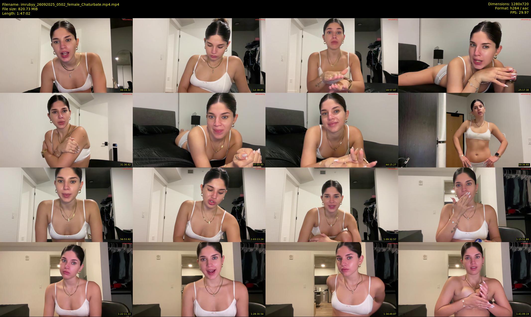 imrubyy — 108 minute Chaturbate female cam show recording, 720p, Sep 26, 2025