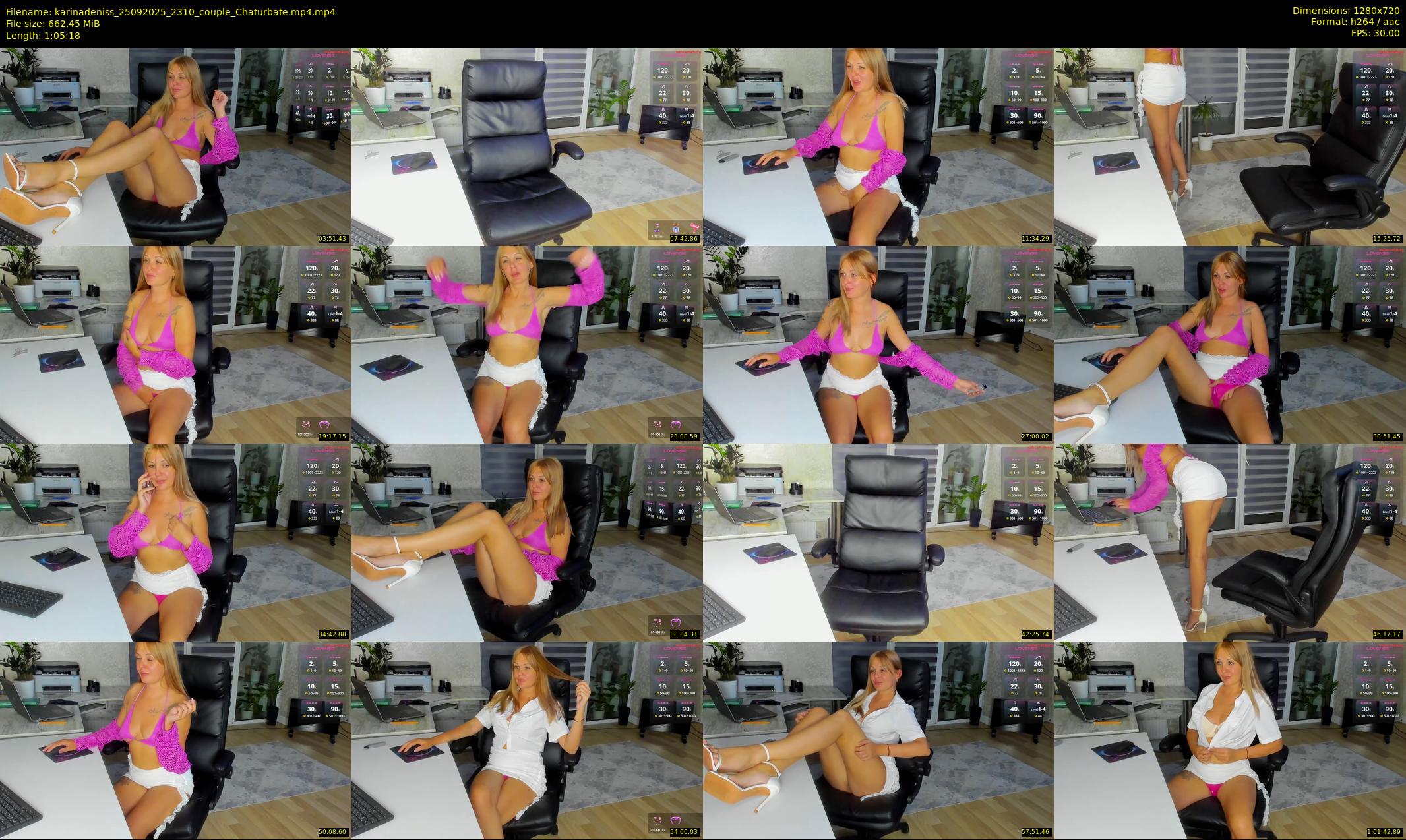 karinadeniss — 66 minute Chaturbate couple cam show recording, 720p, Sep 25, 2025