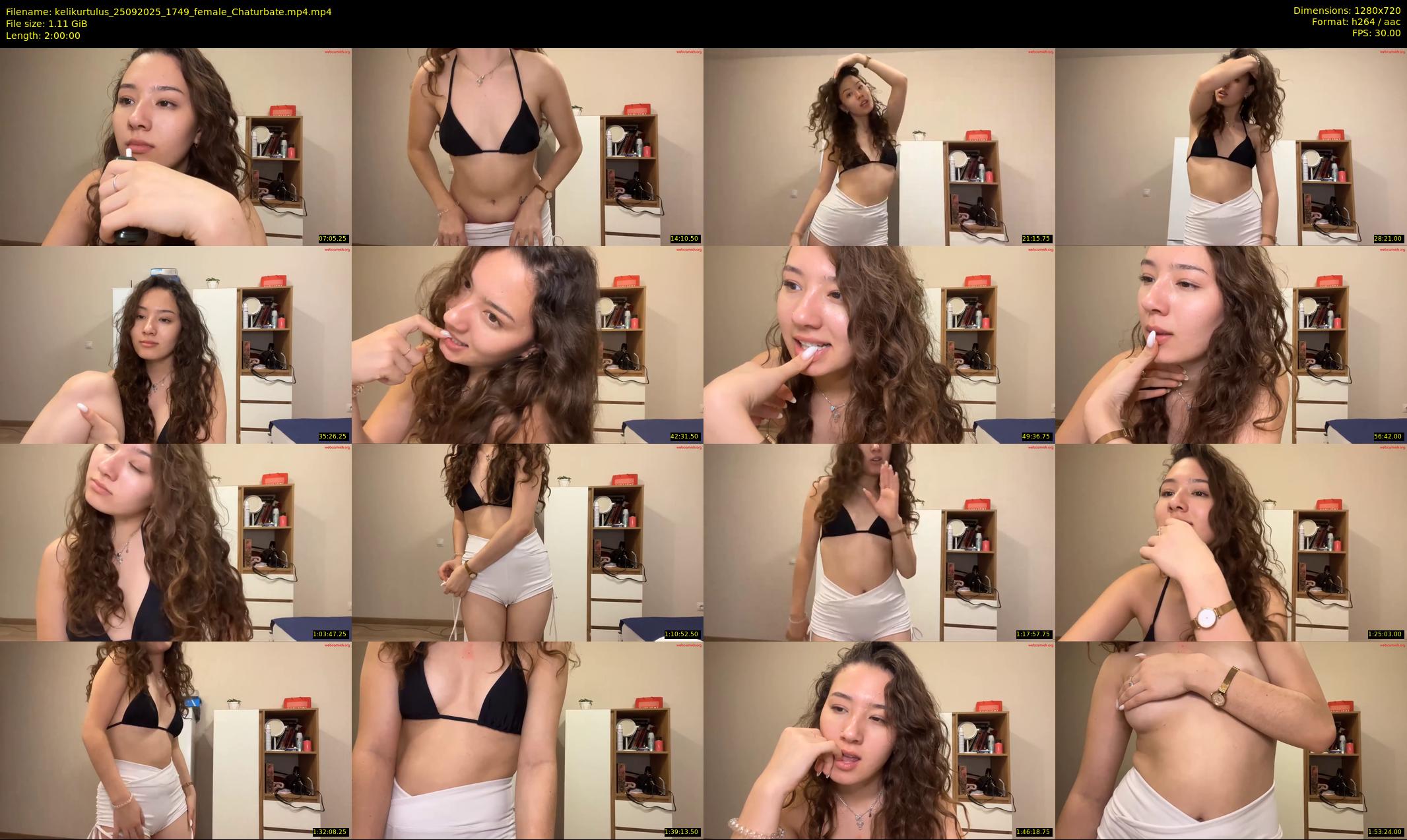 kelikurtulus — 120 minute Chaturbate female cam show recording, 720p, Sep 25, 2025