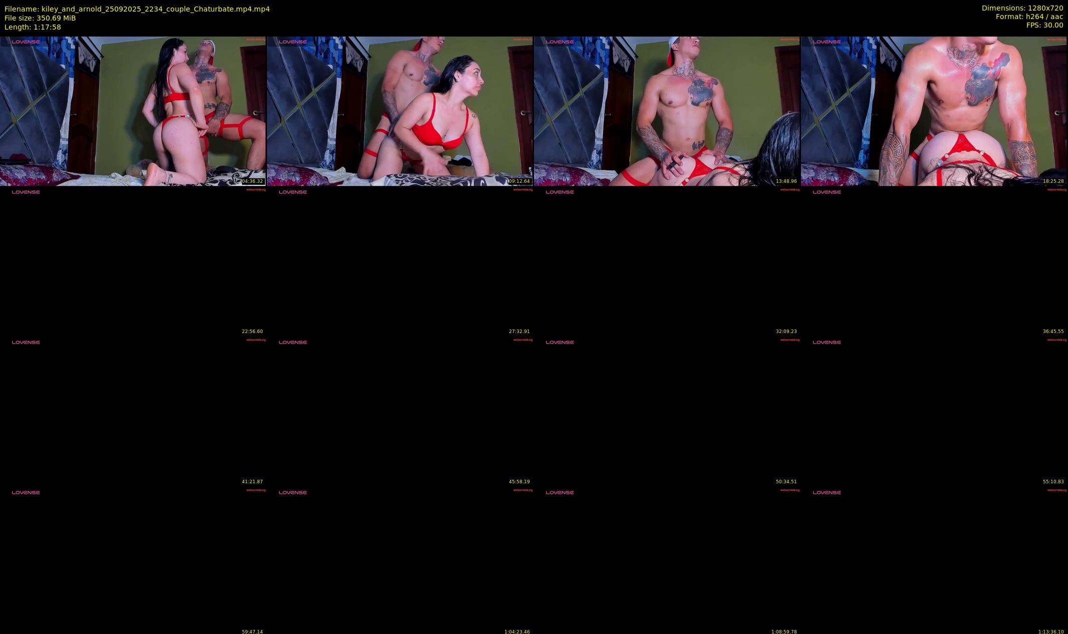 kiley_and_arnold — 78 minute Chaturbate couple cam show recording, 720p, Sep 25, 2025