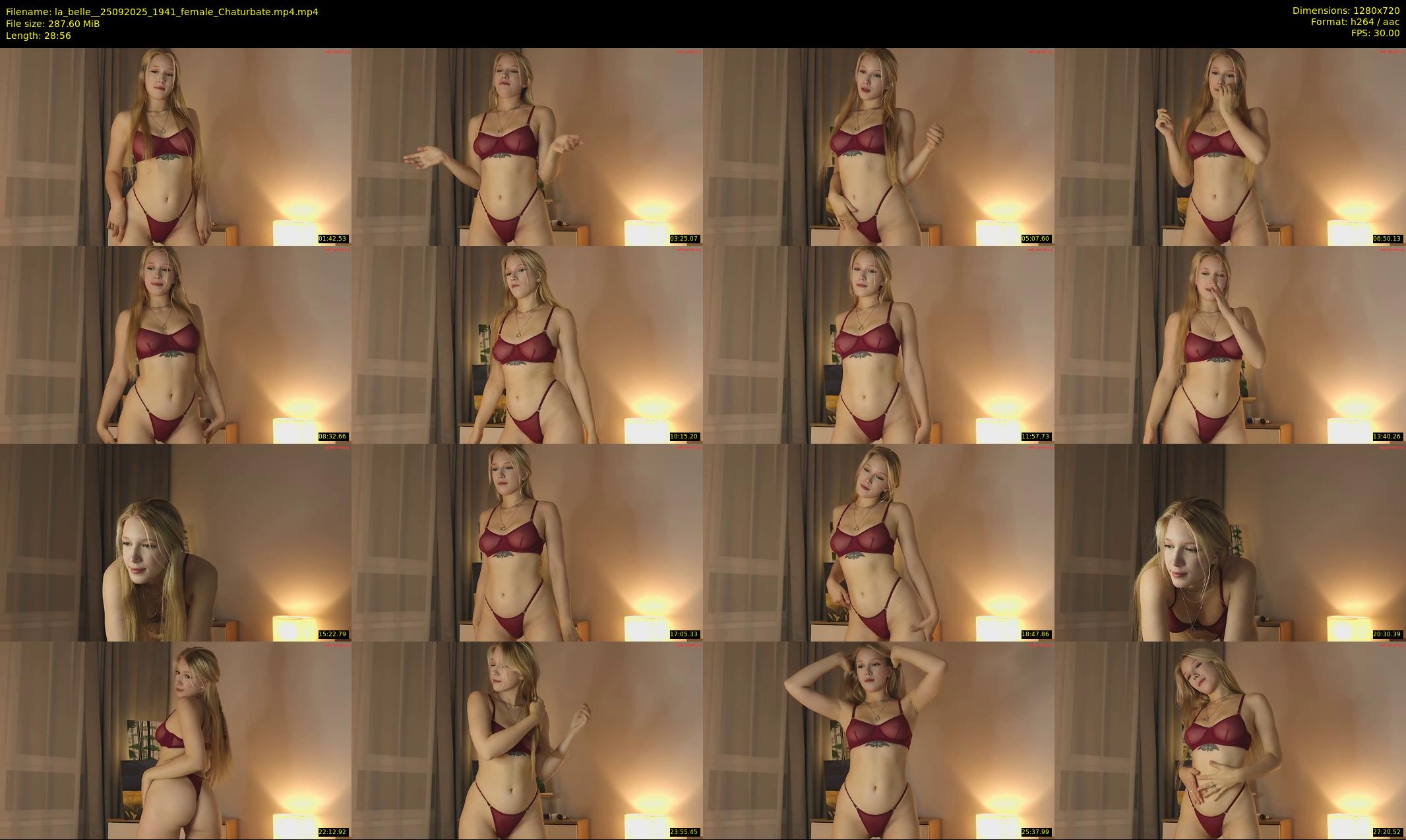 la_belle_ — 29 minute Chaturbate female cam show recording, 720p, Sep 25, 2025