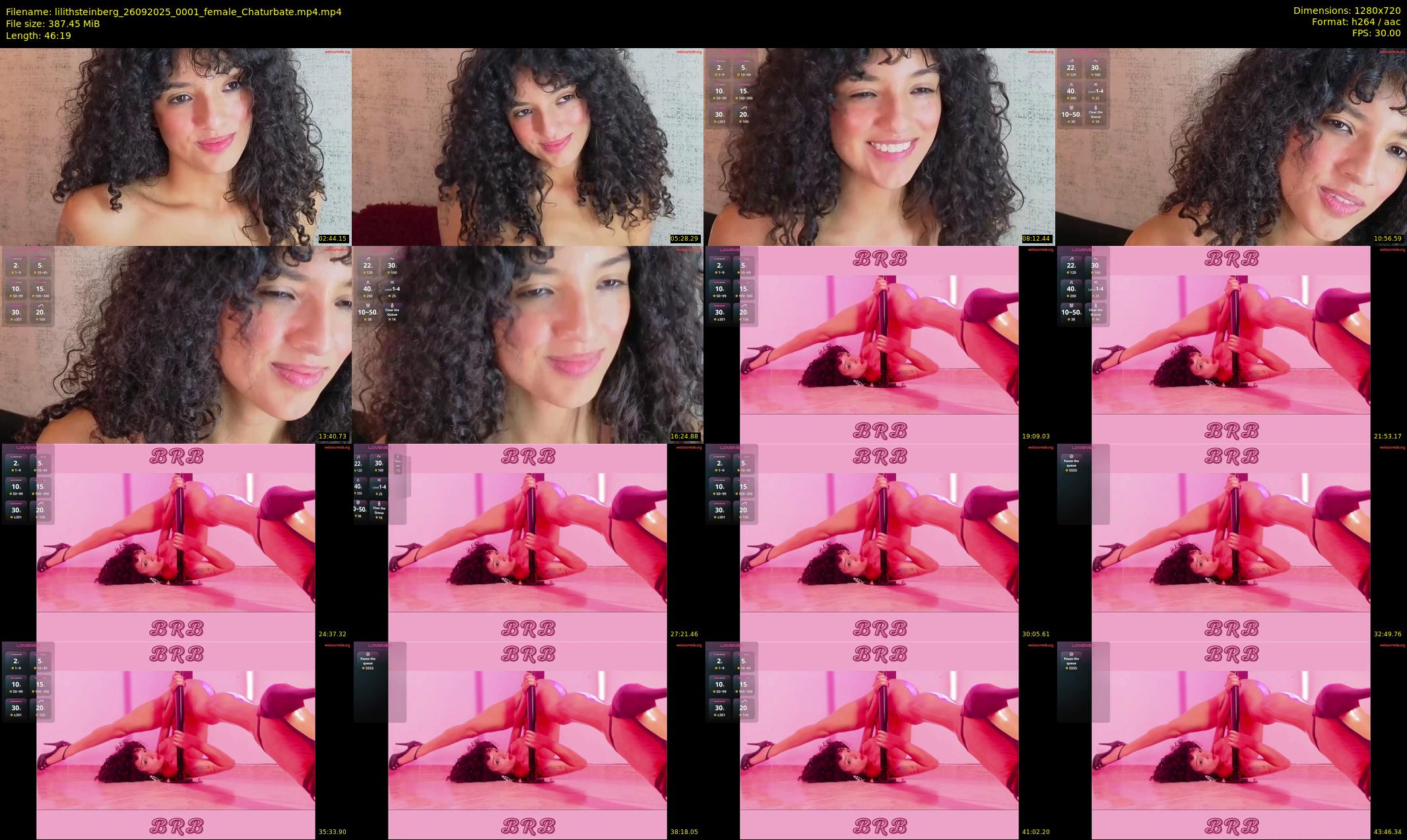 lilithsteinberg — 47 minute Chaturbate female cam show recording, 720p, Sep 26, 2025