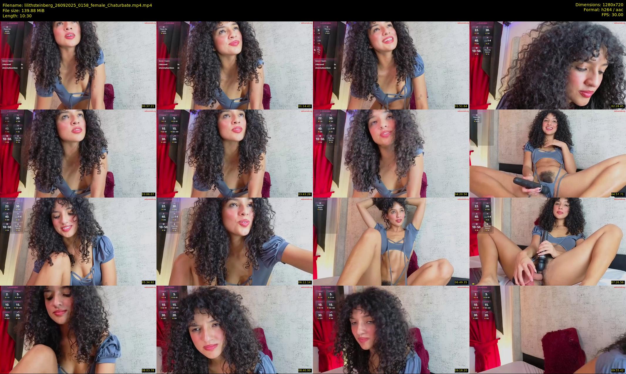 lilithsteinberg — 11 minute Chaturbate female cam show recording, 720p, Sep 26, 2025