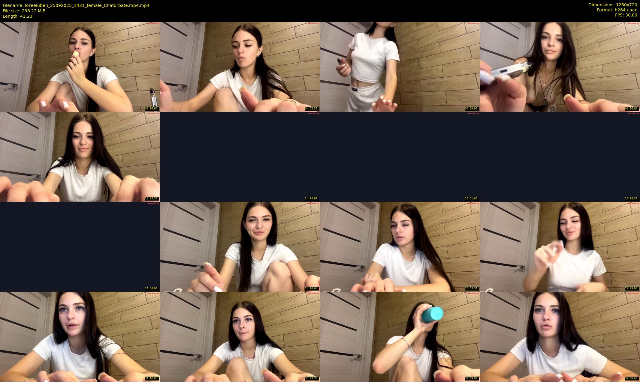 loreeluben — 42 minute Chaturbate female cam show recording, 720p, Sep 25, 2025