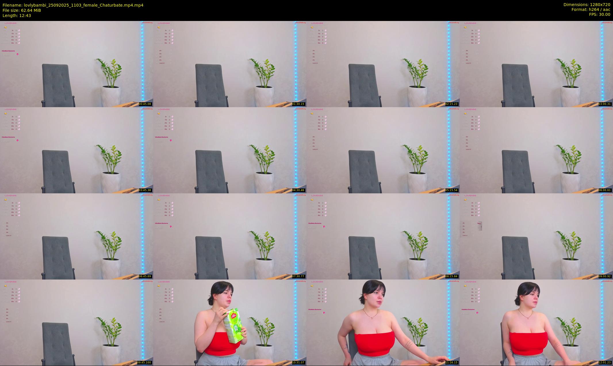 lovlybambi — 13 minute Chaturbate female cam show recording, 720p, Sep 25, 2025