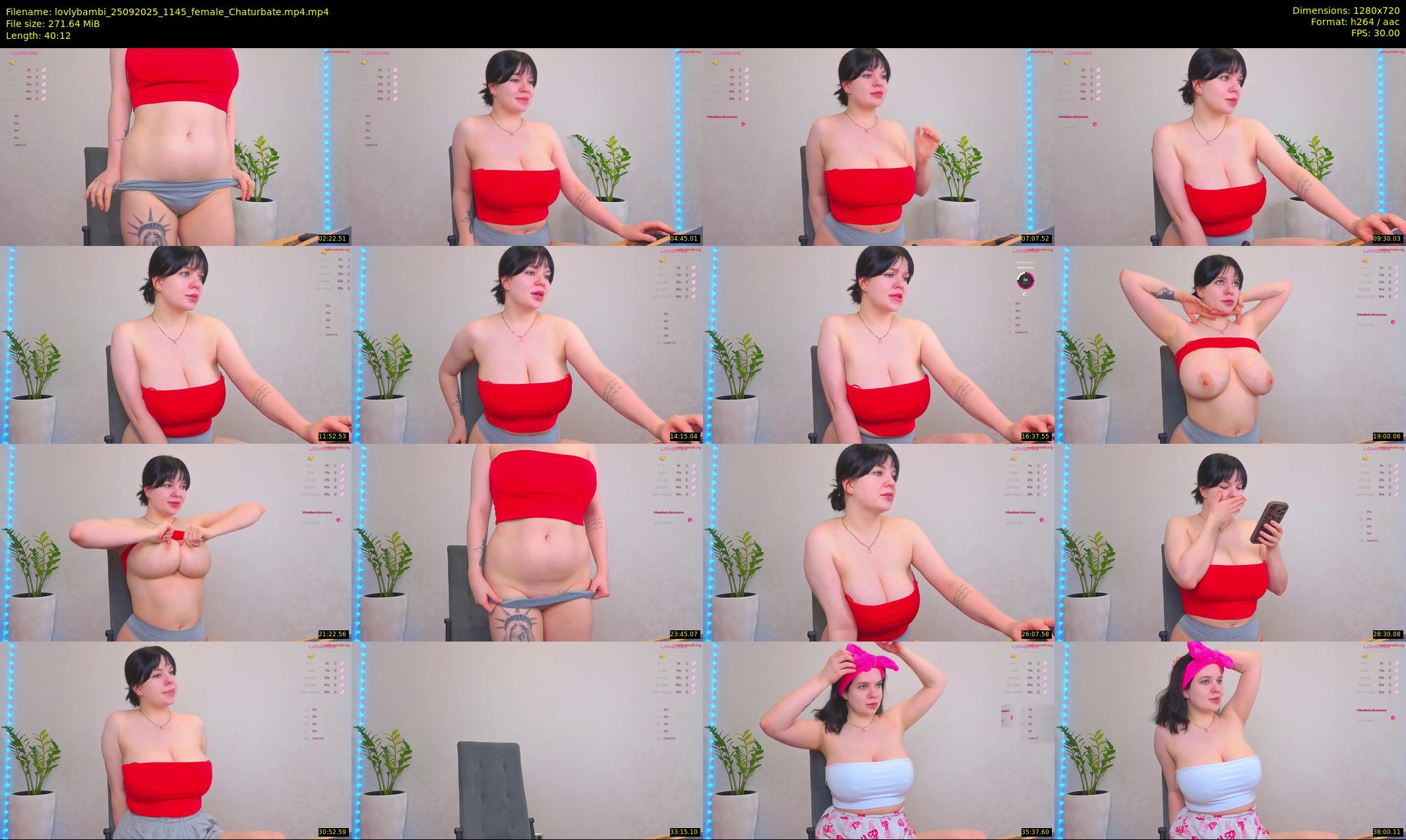 lovlybambi — 41 minute Chaturbate female cam show recording, 720p, Sep 25, 2025