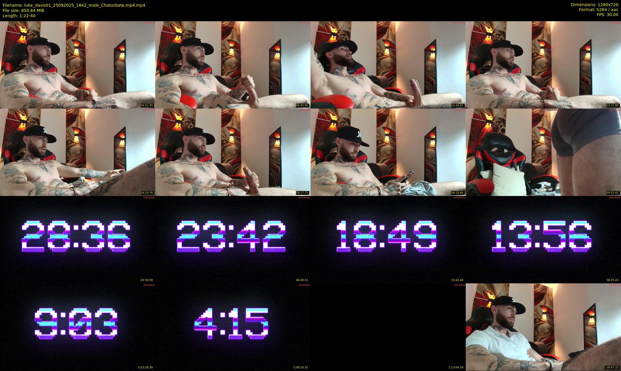 luke_davis01 — 83 minute Chaturbate male cam show recording, 720p, Sep 25, 2025