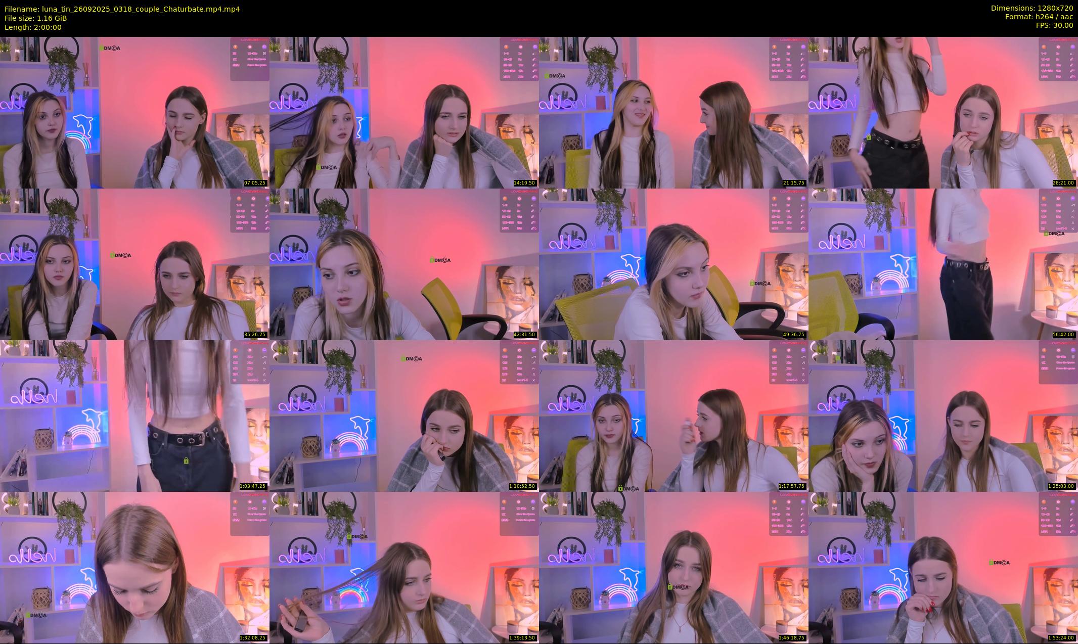 luna_tin — 120 minute Chaturbate couple cam show recording, 720p, Sep 26, 2025