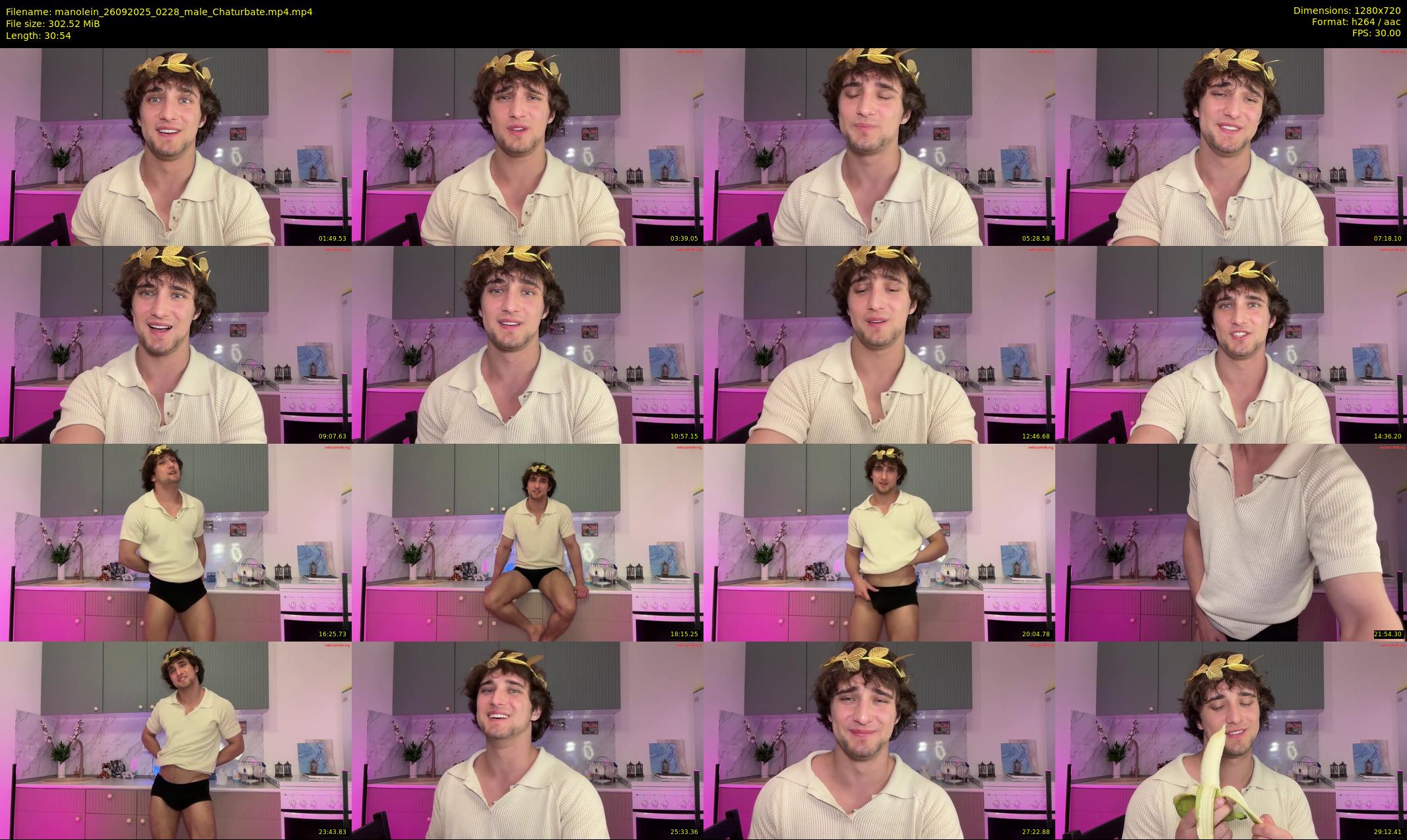 manolein — 31 minute Chaturbate male cam show recording, 720p, Sep 26, 2025