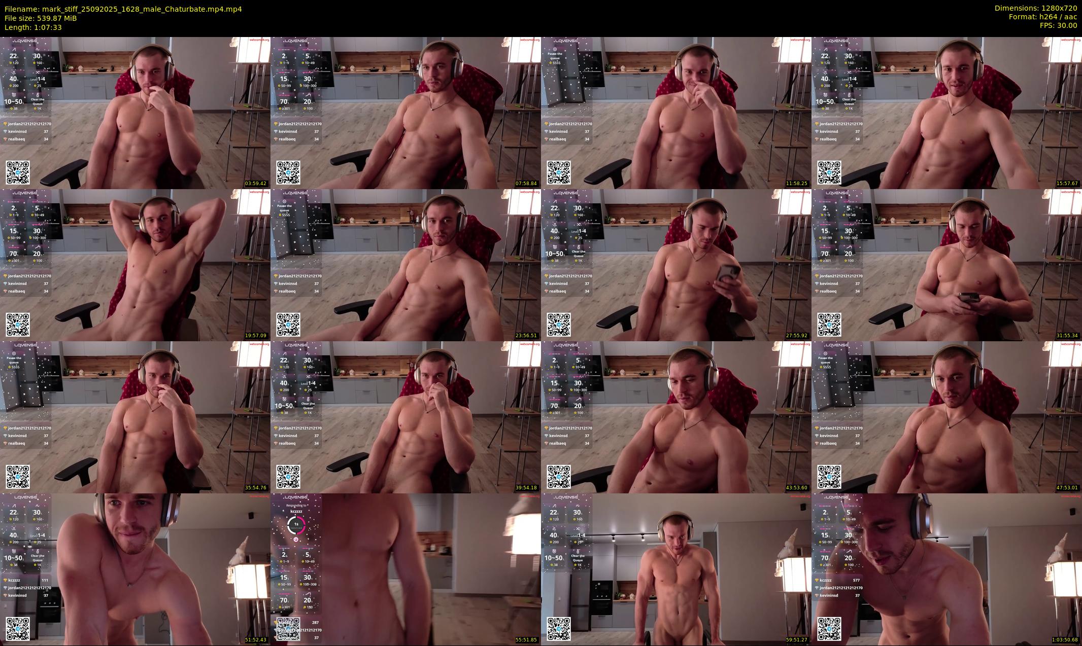 mark_stiff — 68 minute Chaturbate male cam show recording, 720p, Sep 25, 2025