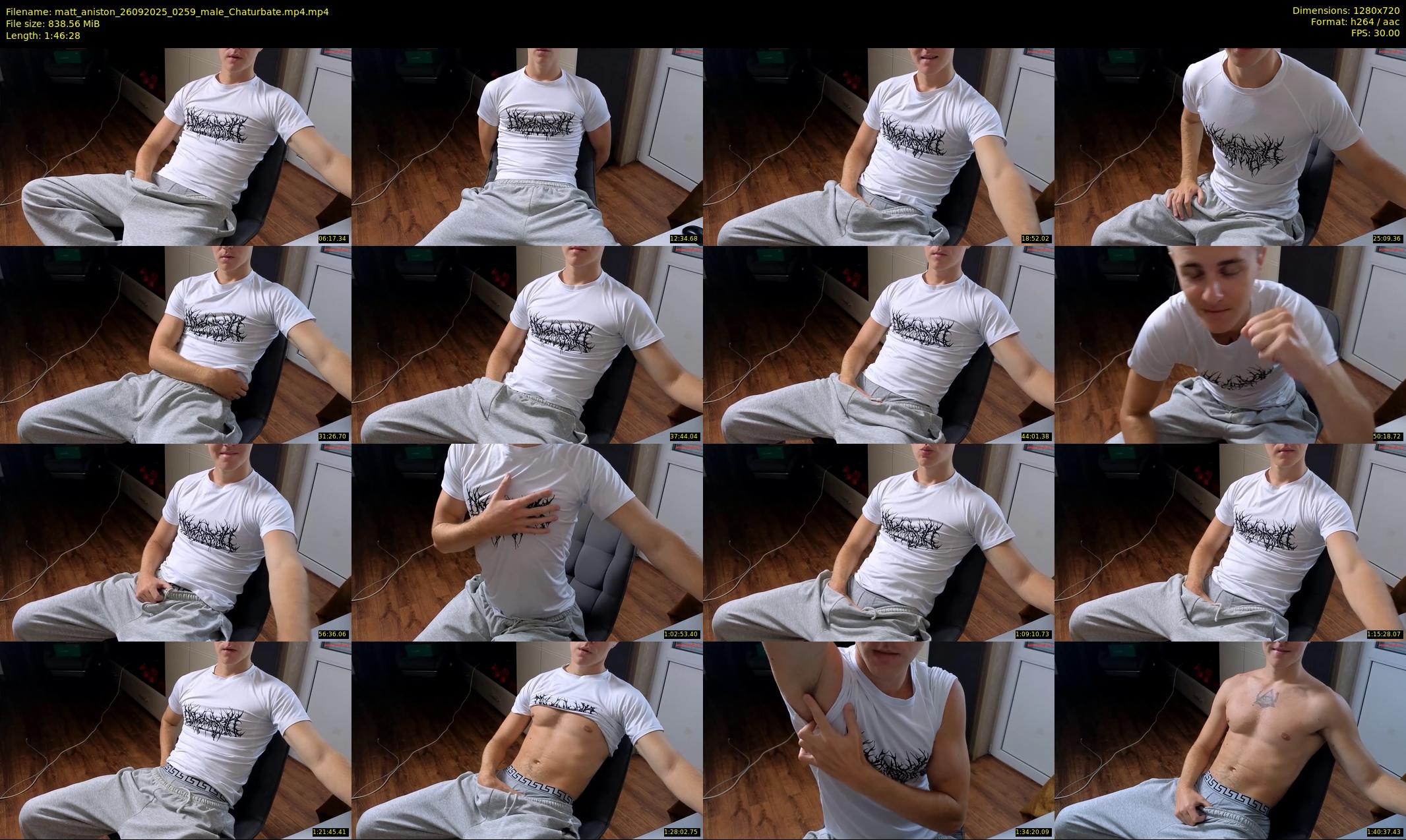 matt_aniston — 107 minute Chaturbate male cam show recording, 720p, Sep 26, 2025