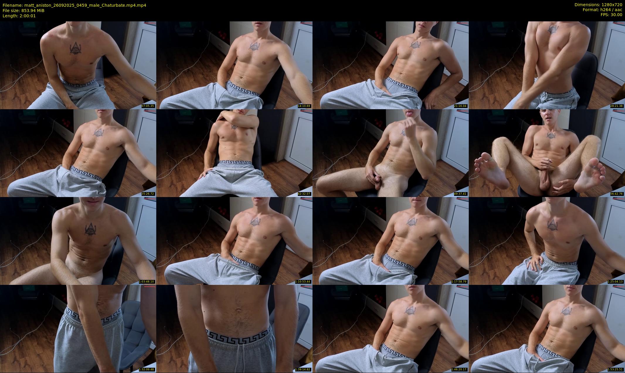 matt_aniston — 121 minute Chaturbate male cam show recording, 720p, Sep 26, 2025