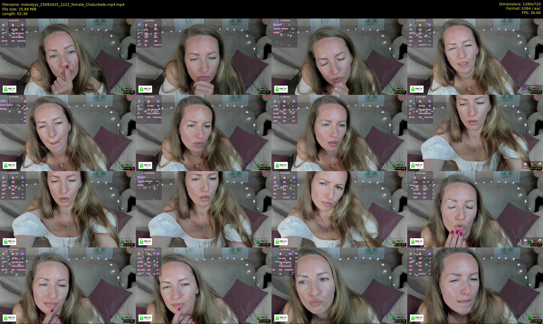 melodyys — 3 minute Chaturbate female cam show recording, 720p, Sep 25, 2025
