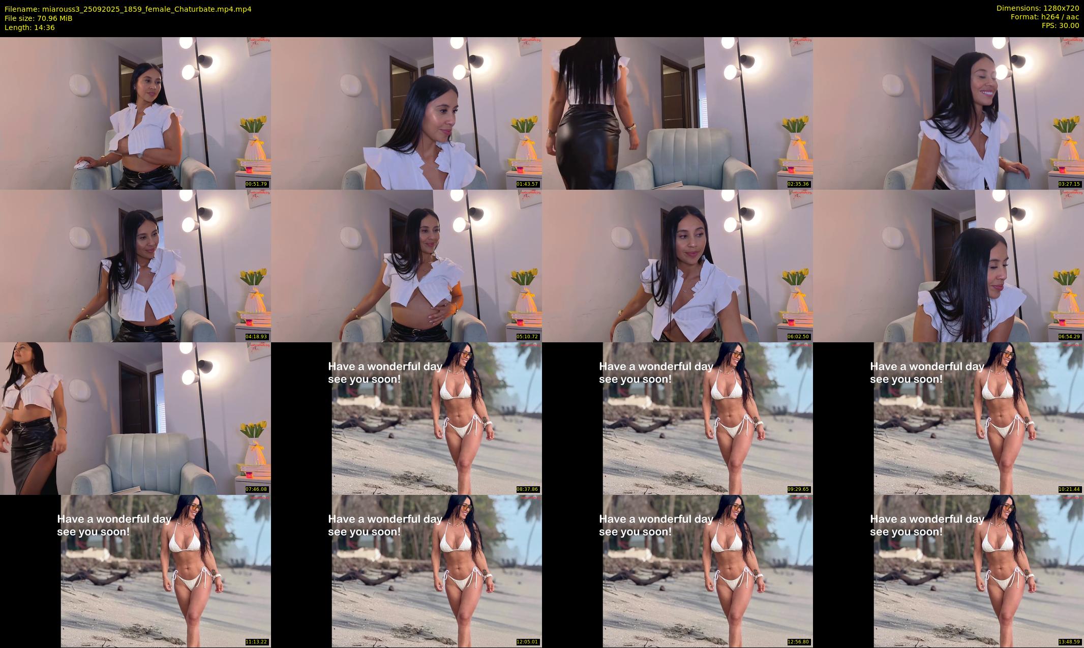 miarouss3 — 15 minute Chaturbate female cam show recording, 720p, Sep 25, 2025