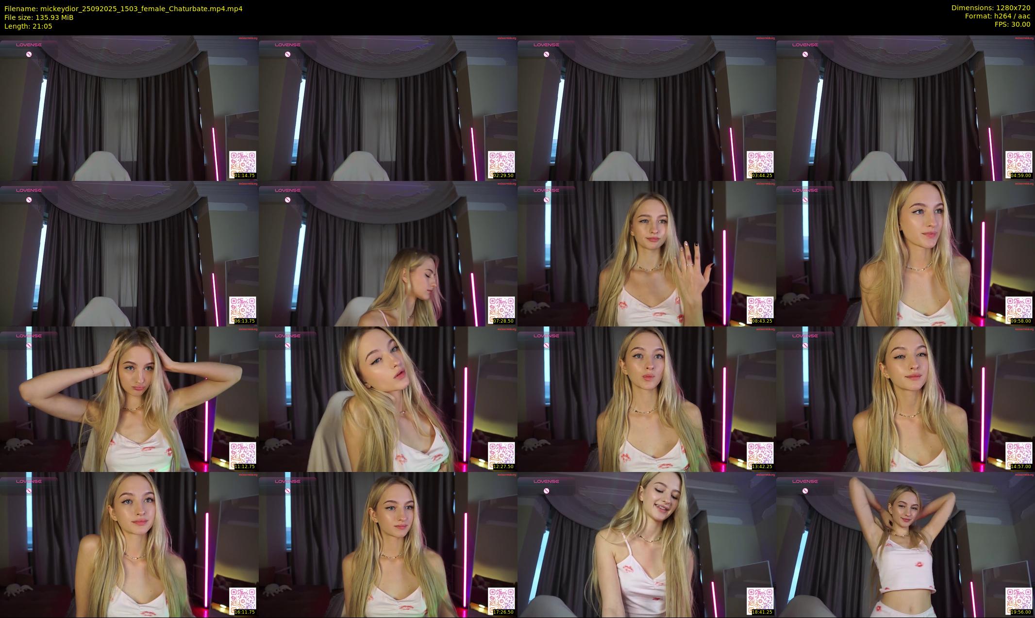 mickeydior — 22 minute Chaturbate female cam show recording, 720p, Sep 25, 2025