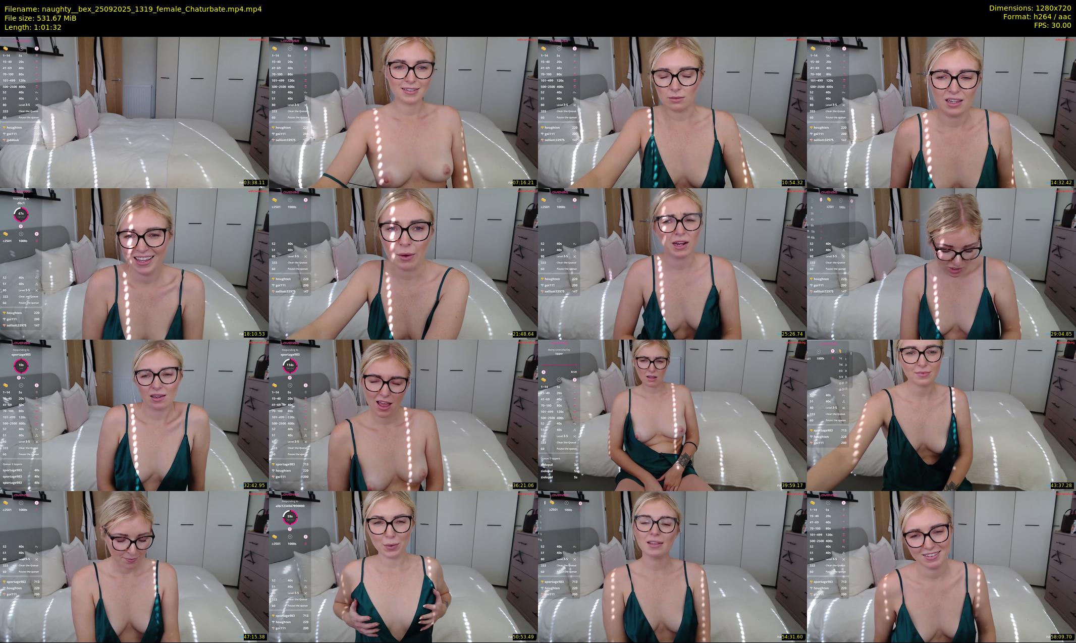 naughty__bex — 62 minute Chaturbate female cam show recording, 720p, Sep 25, 2025
