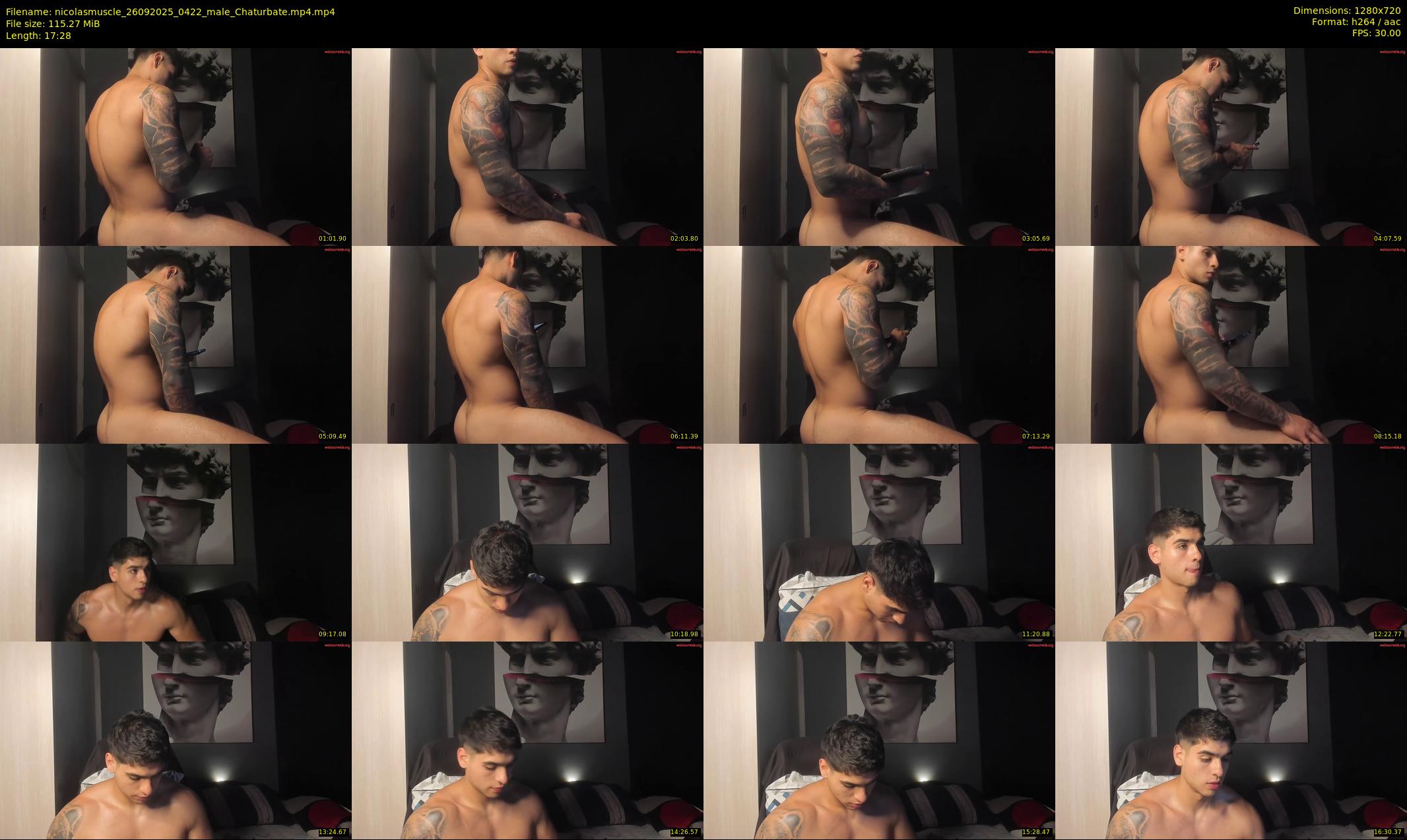 nicolasmuscle — 18 minute Chaturbate male cam show recording, 720p, Sep 26, 2025