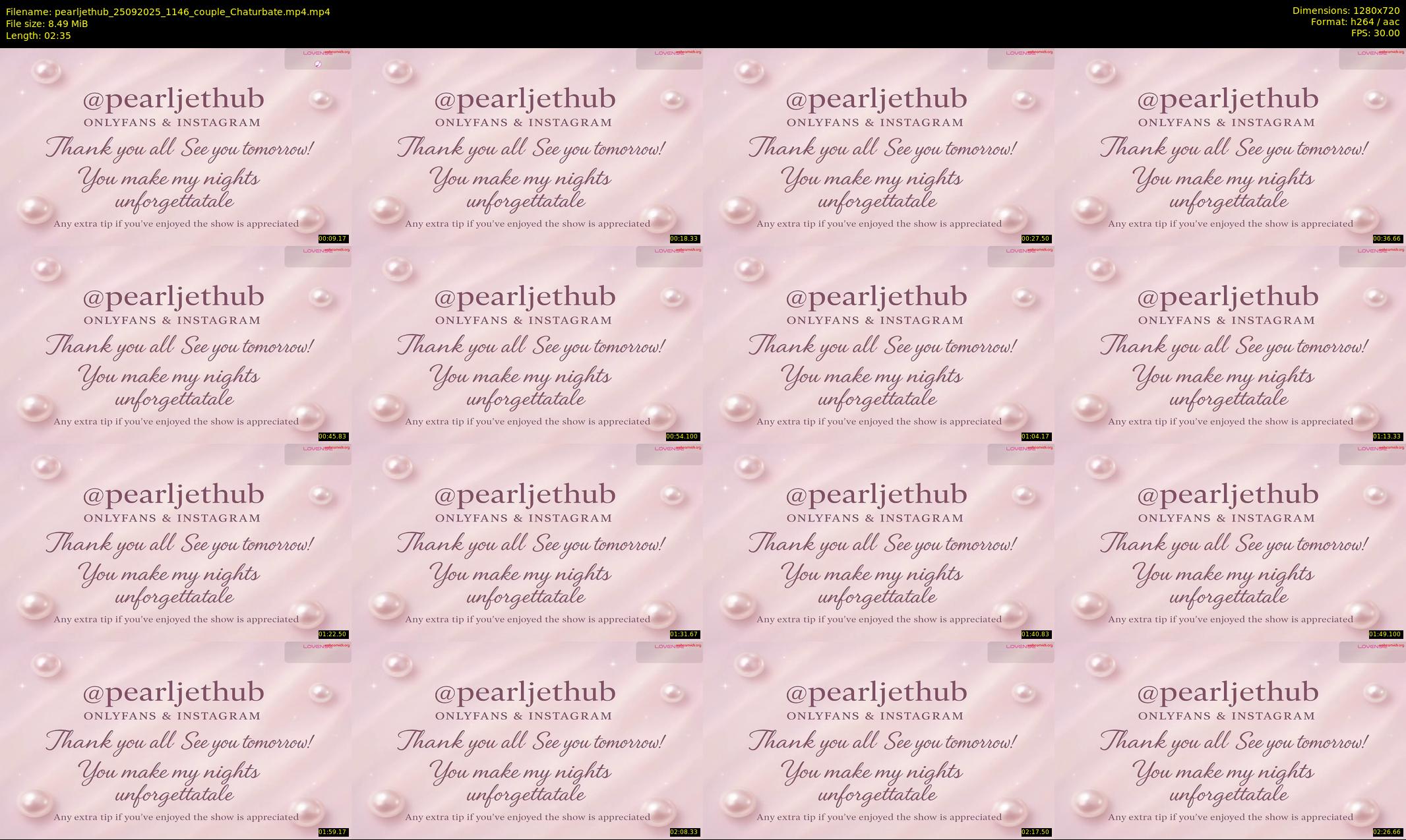 pearljethub — 3 minute Chaturbate couple cam show recording, 720p, Sep 25, 2025