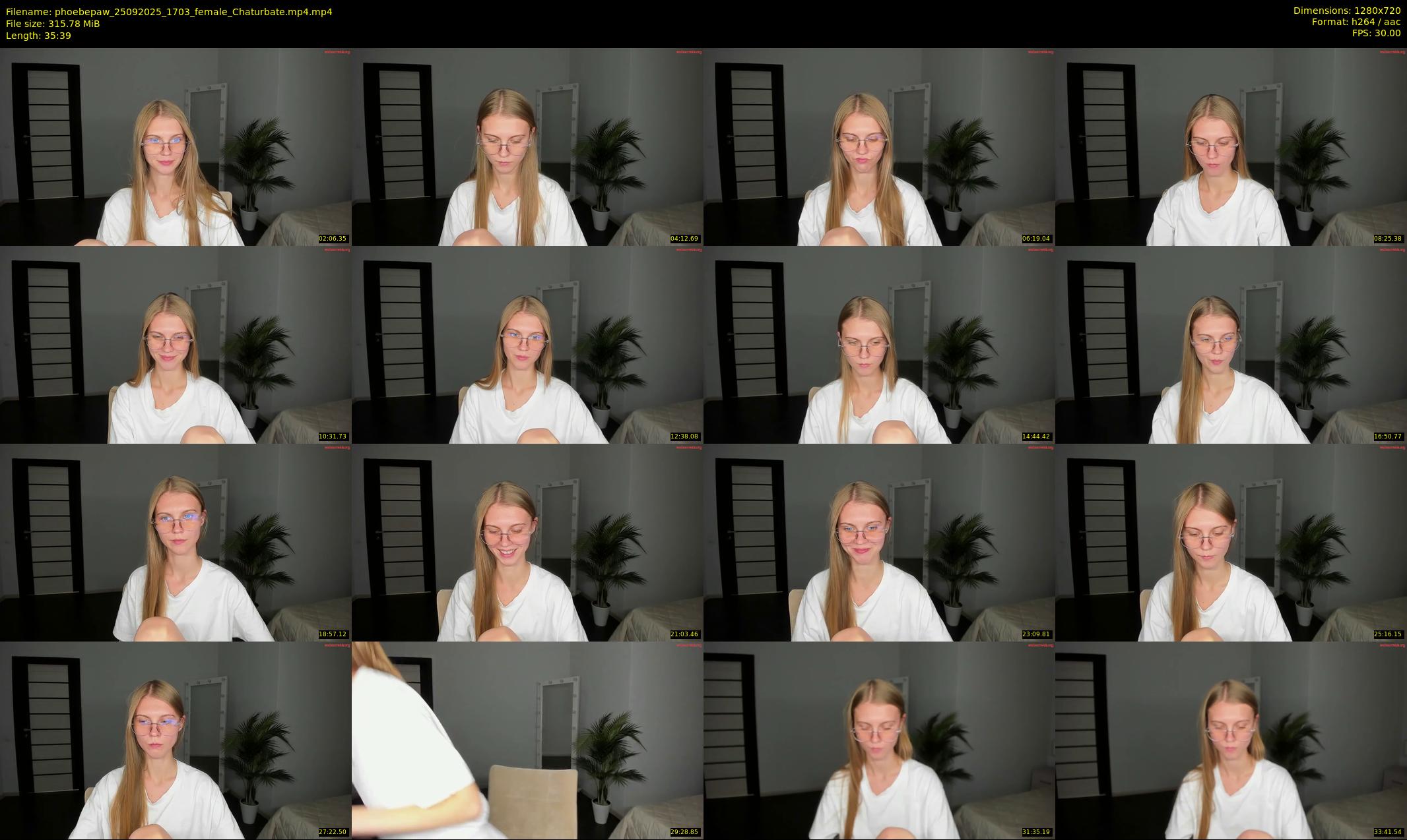 phoebepaw — 36 minute Chaturbate female cam show recording, 720p, Sep 25, 2025