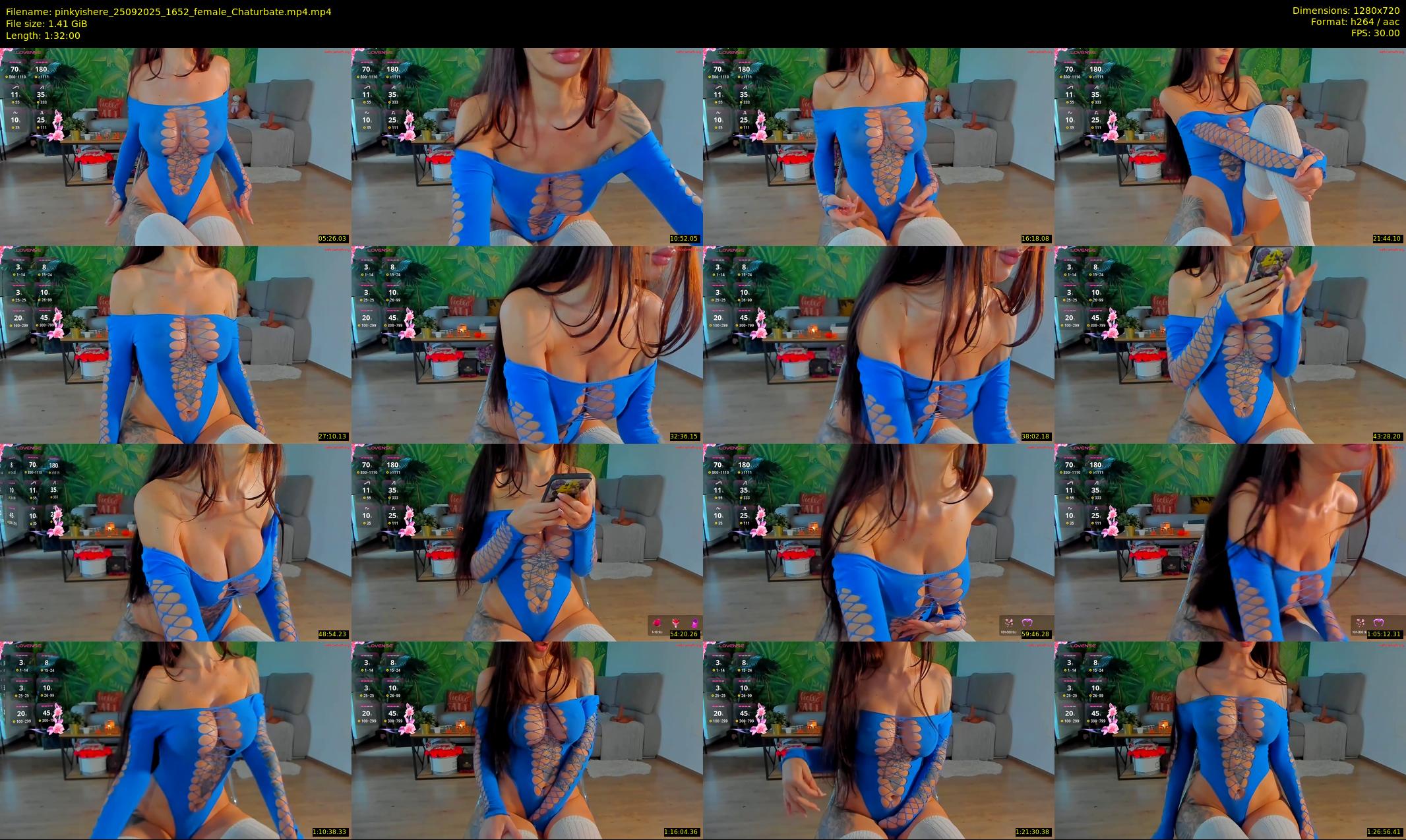 pinkyishere — 92 minute Chaturbate female cam show recording, 720p, Sep 25, 2025