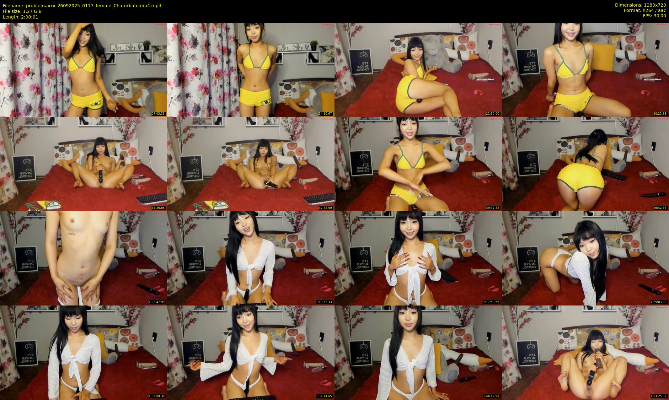 problemaxxx — 121 minute Chaturbate female cam show recording, 720p, Sep 26, 2025