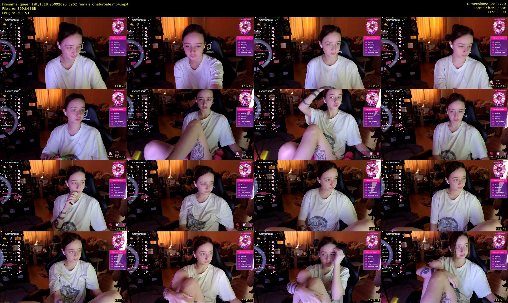 queen_kitty1818 — 64 minute Chaturbate female cam show recording, 720p, Sep 25, 2025
